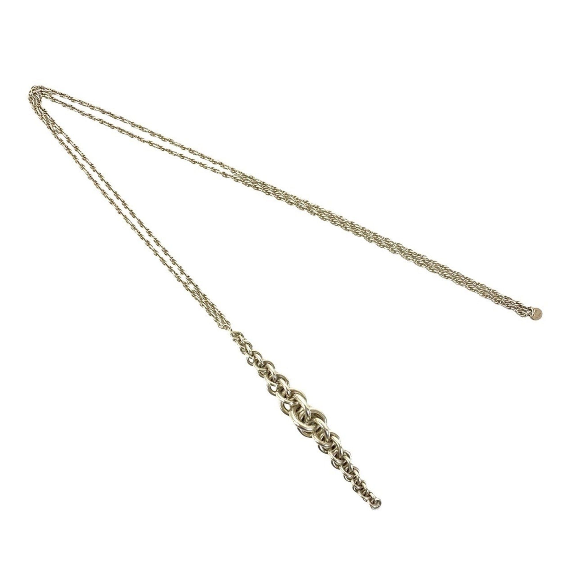 Hermes HERMES Vintage Atalante Necklace, Sterling Silver 925 Chain Pendant, Silver, Item No. 49247 Size ONE SIZE - 1 Thumbnail