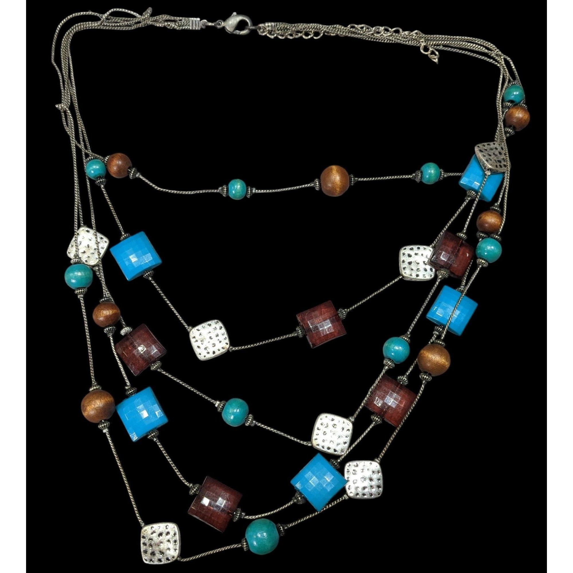 Other Southwestern Mixed Media Layered Station Necklace Size ONE SIZE - 2 Thumbnail