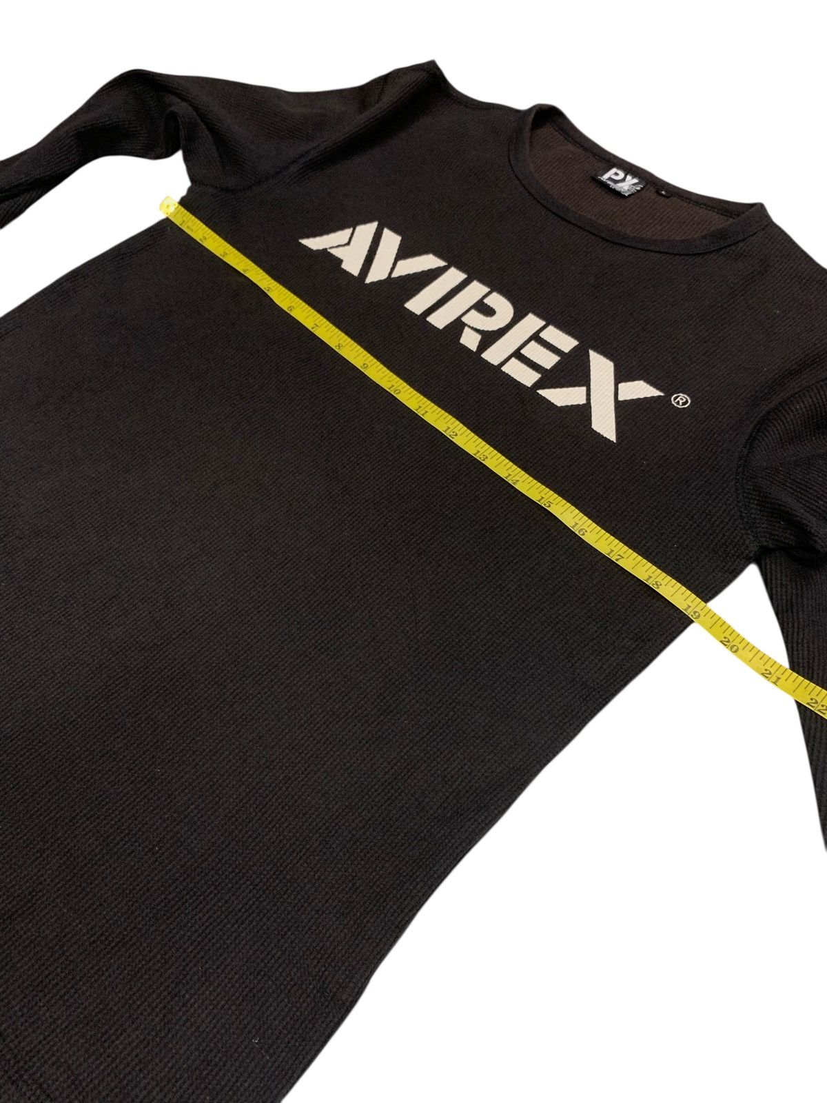 Avirex Rare Avirex Big Logo Waffle Longsleeve T Shirt Size US L / EU 52-54 / 3 - 8 Thumbnail