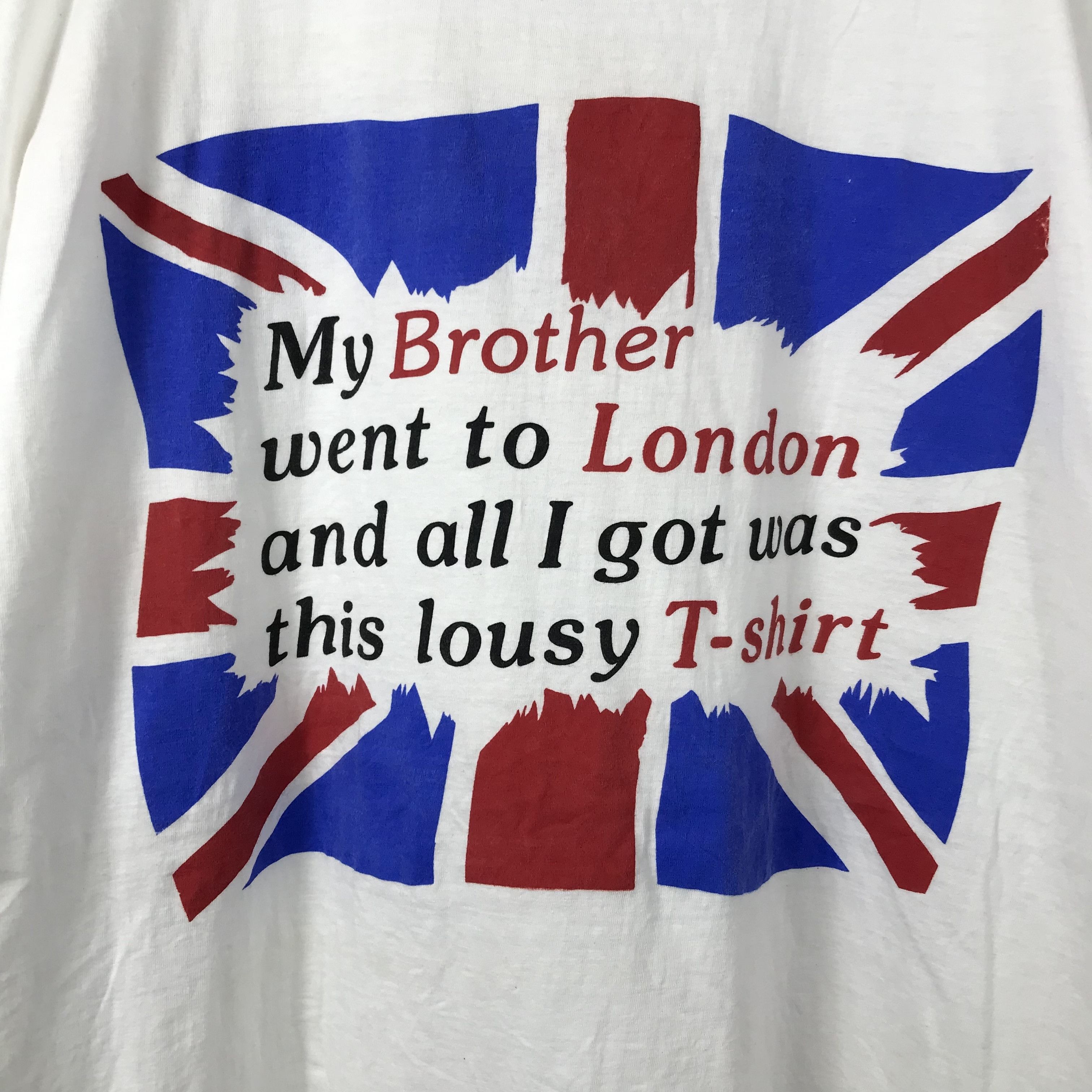 Vintage vintage Sex on london Humour Script Wording T shirt Size US XL / EU 56 / 4 - 4 Thumbnail