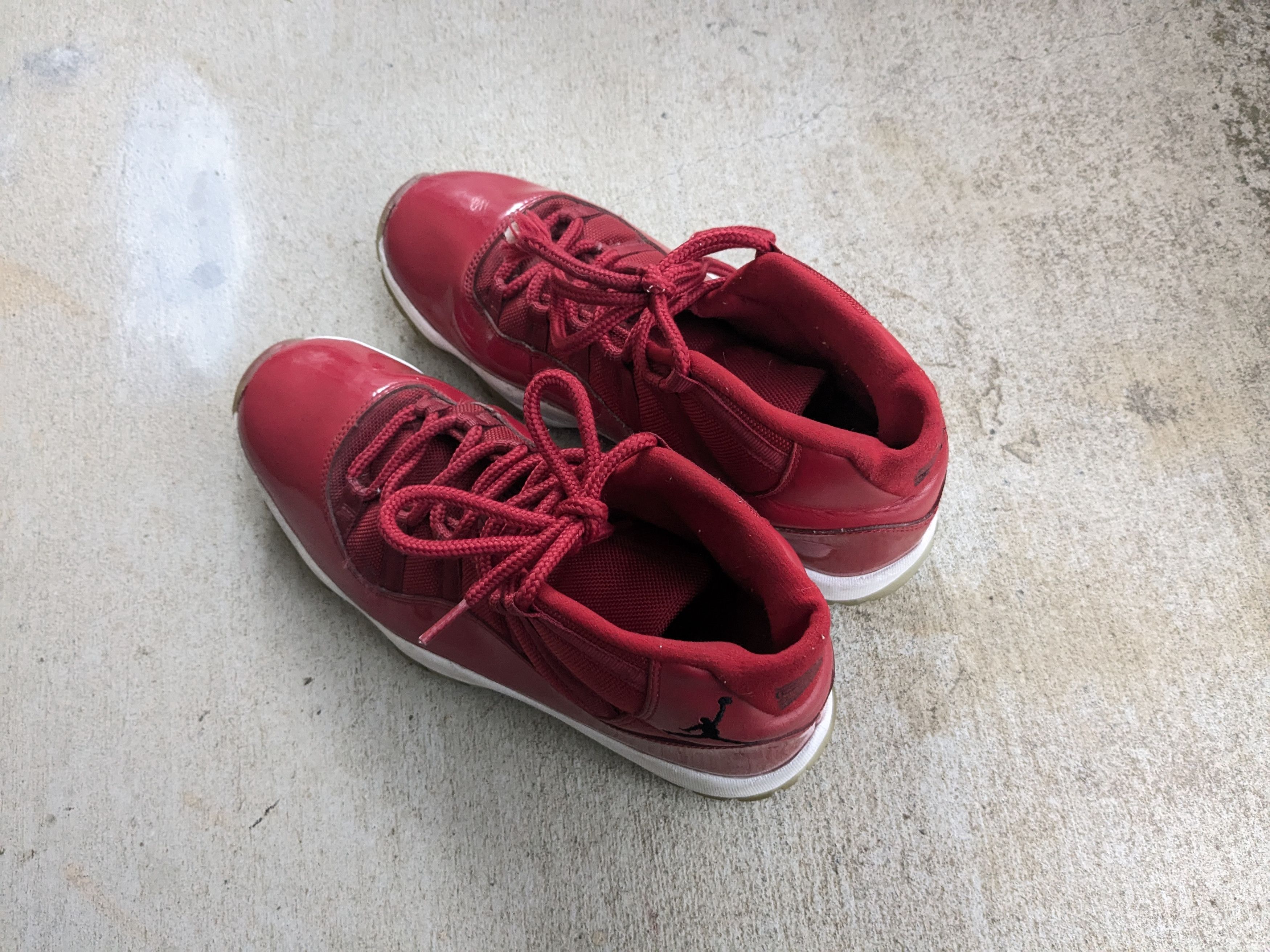 Jordan Brand Nike Air Jordan 11 Retro Win Like 96 378037-623 Red High Size US 11.5 / EU 44-45 - 14 Thumbnail