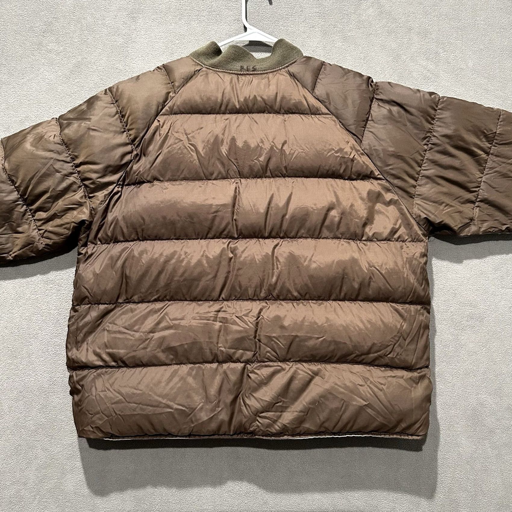 Orvis VINTAGE Orvis Jacket Mens XL Brown Waterfowler Goose Down Puffer Hunting Quilted Jacket Size US XL / EU 56 / 4 - 2 Thumbnail