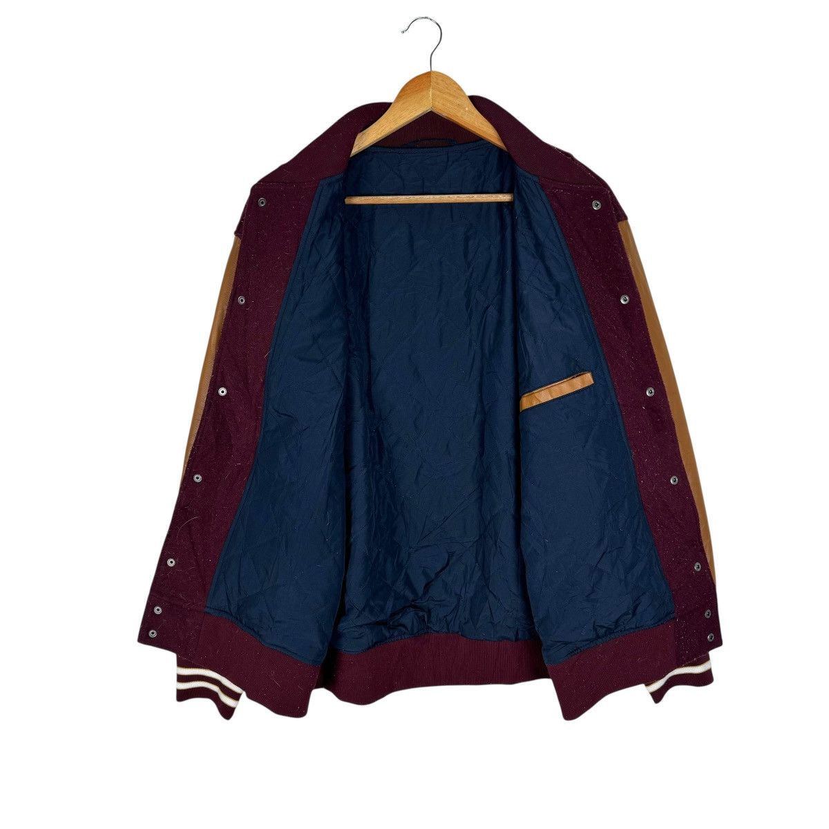 GU 🌟GU X UNIVERSITY HARVARD VARSITY SYNTHETIC LEATHER JACKET Size US L / EU 52-54 / 3 - 6 Thumbnail