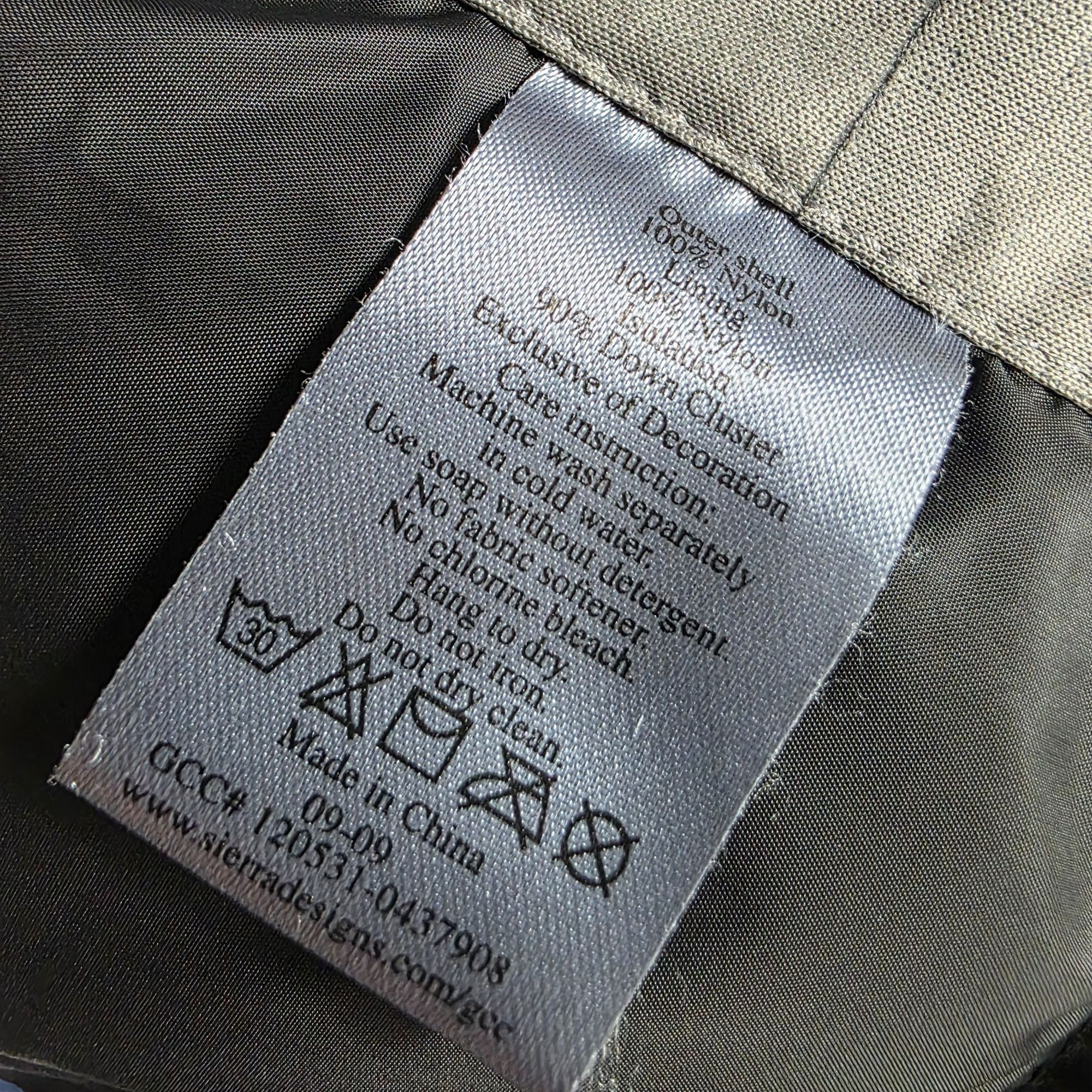 Sierra Designs Sierra Designs Down Jacket Mens Size L Waterproof Blue Puffe Size US L / EU 52-54 / 3 - 7 Thumbnail