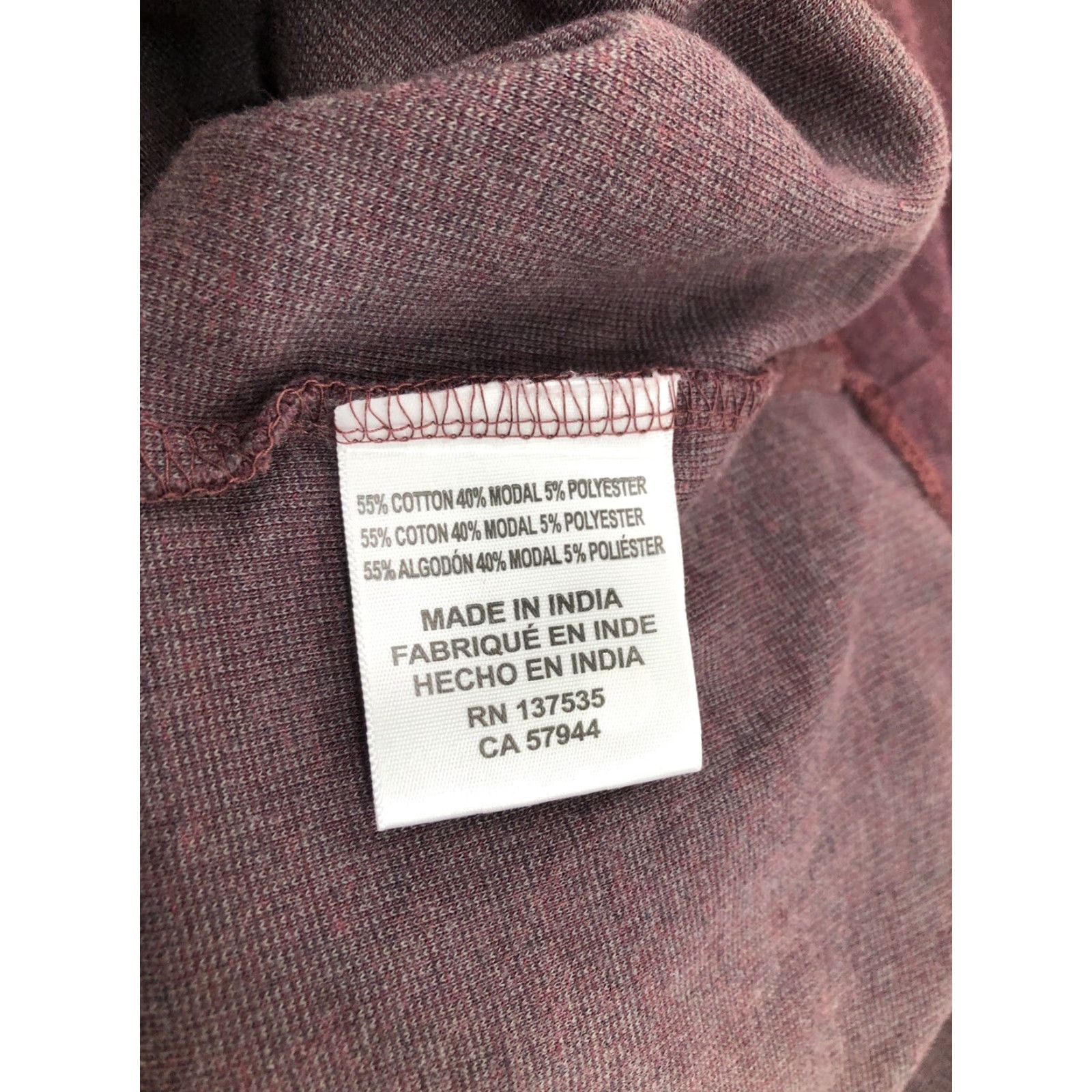 Mizzen+Main MIZZEN + MAIN Sweater Shirt Mens M Maroon Zip Neck Trim Fit Performance Pullover Knit Knitwear Modern Merino? Size US M / EU 48-50 / 2 - 6 Thumbnail