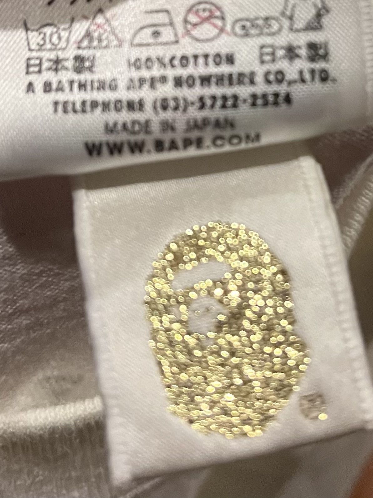 Bape Bape multi logo tee shirt Size US M / EU 48-50 / 2 - 5 Thumbnail