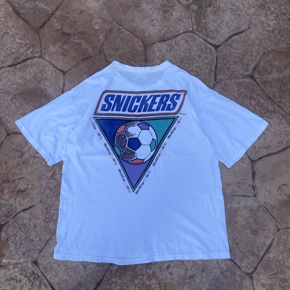 Vintage Thrashed Vintage 90s Sneakers World Cup ERD GRUNGE OVERSIZED Size US XXL / EU 58 / 5 - 1 Thumbnail