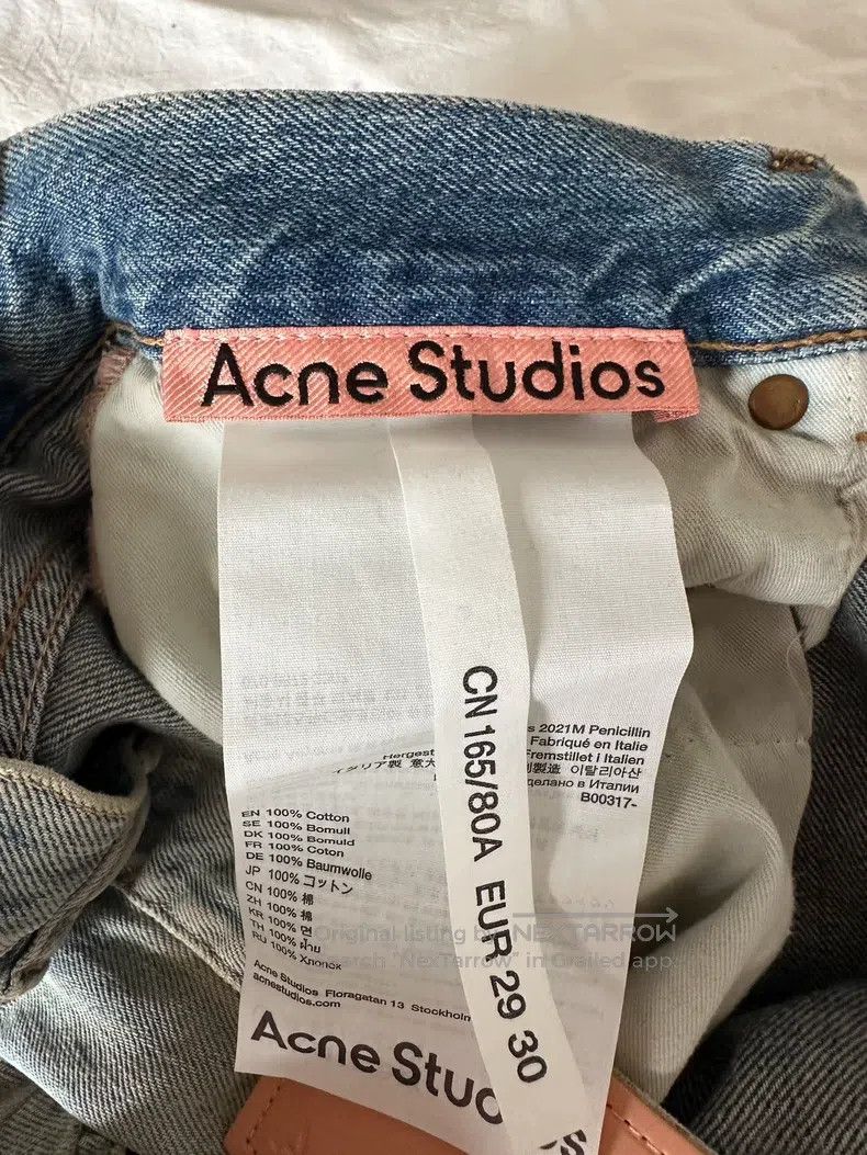 Acne Studios Acne Studios Mud-Dyed Ripped Denim Jeans Size US 29 - 5 Thumbnail