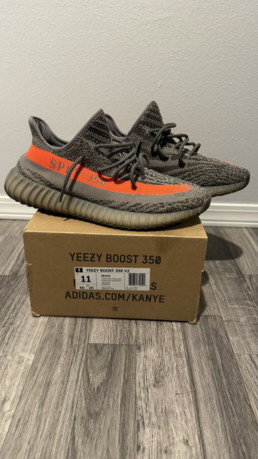 Adidas × Yeezy Yeezy Beluga 350 V2 Size US 11 / EU 44 - 1 Thumbnail