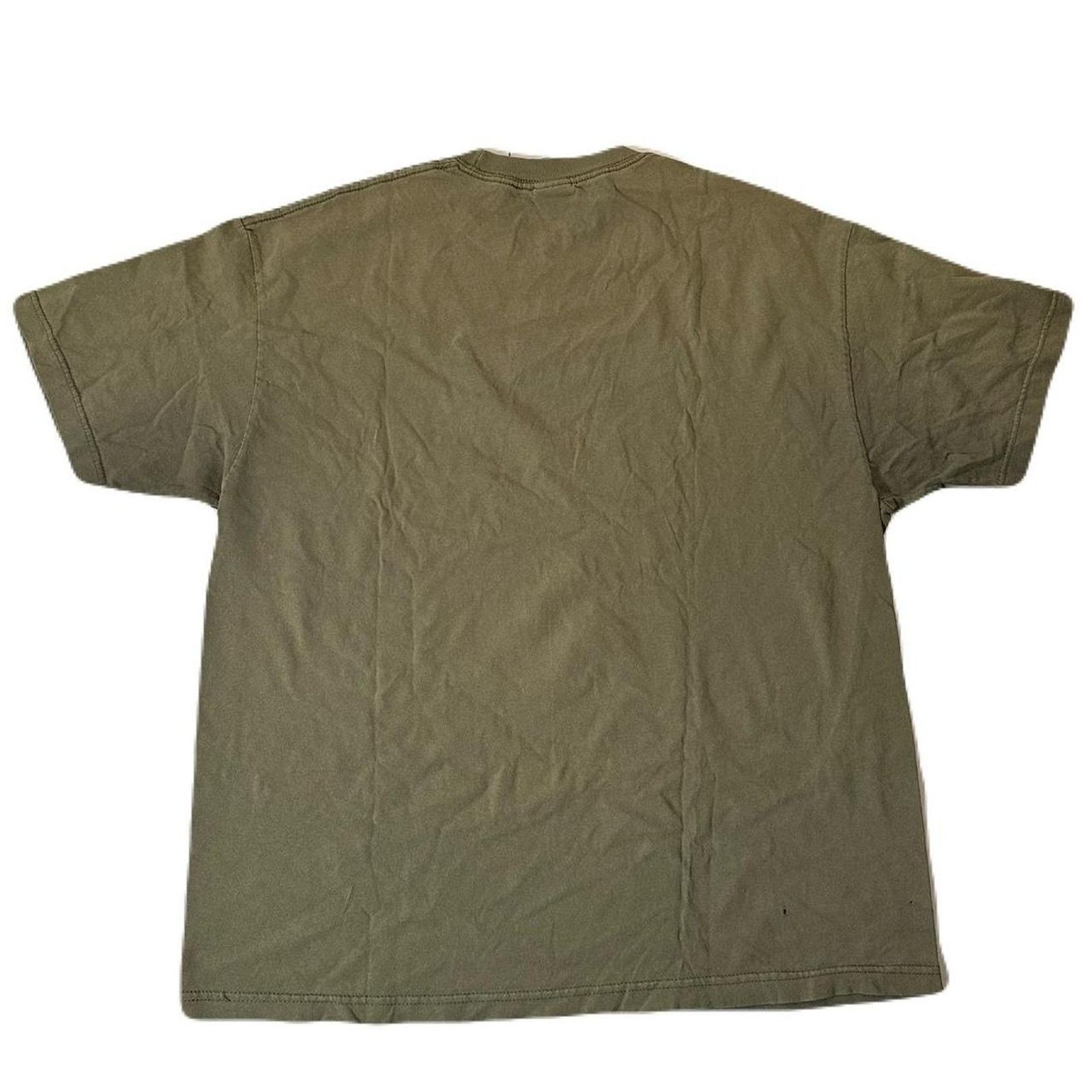 Vintage Vintage Olive Green Miller Light T Shirt Size US XL / EU 56 / 4 - 2 Thumbnail
