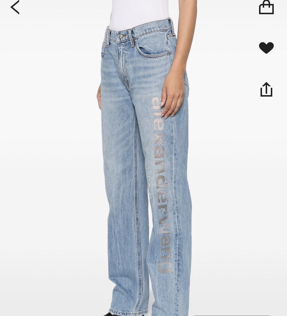 Alexander Wang Alexander wang cut out jeans Size 26" / US 2 / IT 38 - 2 Thumbnail