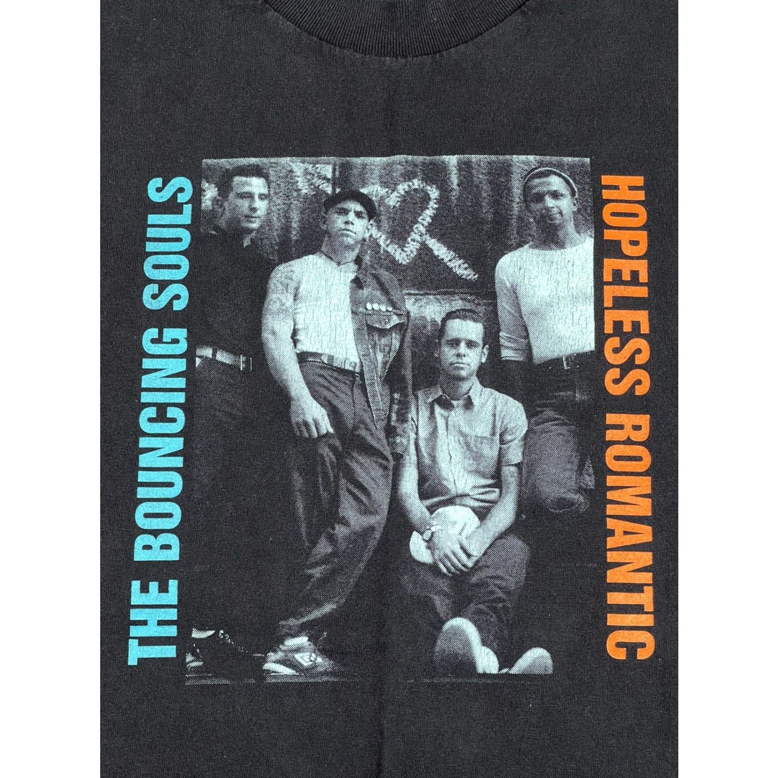 Vintage VINTAGE The Bouncing Souls T-Shirt XL Black 90s Punk Rock Concert Graphic Mens Vintage Rock Band Shirt Size US XL / EU 56 / 4 - 2 Thumbnail