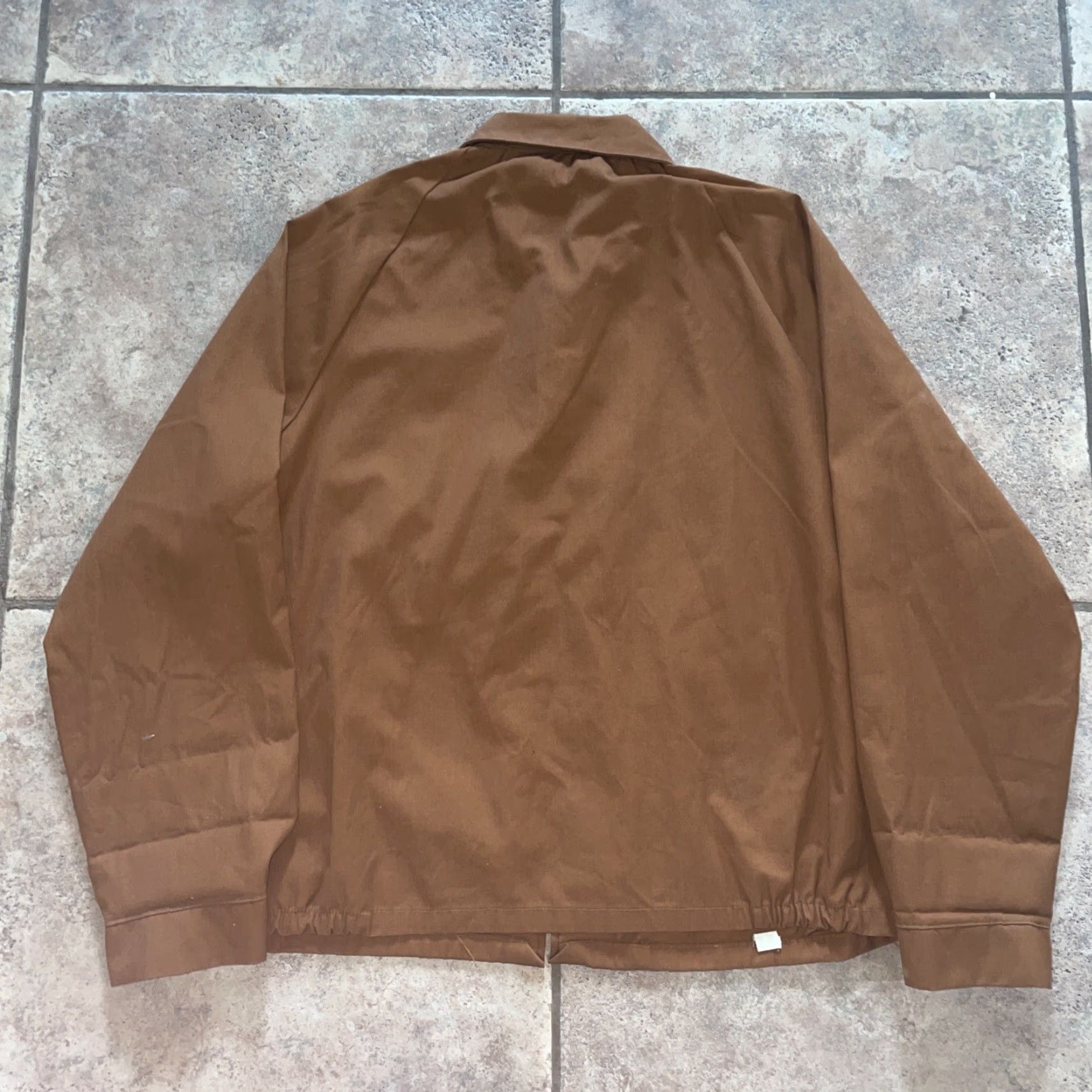 Vintage John Blair sportswear brown lightweight bomber jacket mens L Size US L / EU 52-54 / 3 - 4 Thumbnail