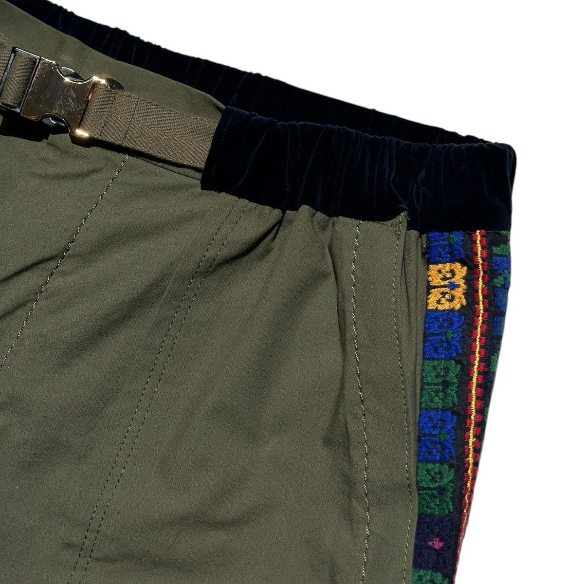 Sacai $855 Belted adjustable pant Size US 34 / EU 50 - 2 Thumbnail