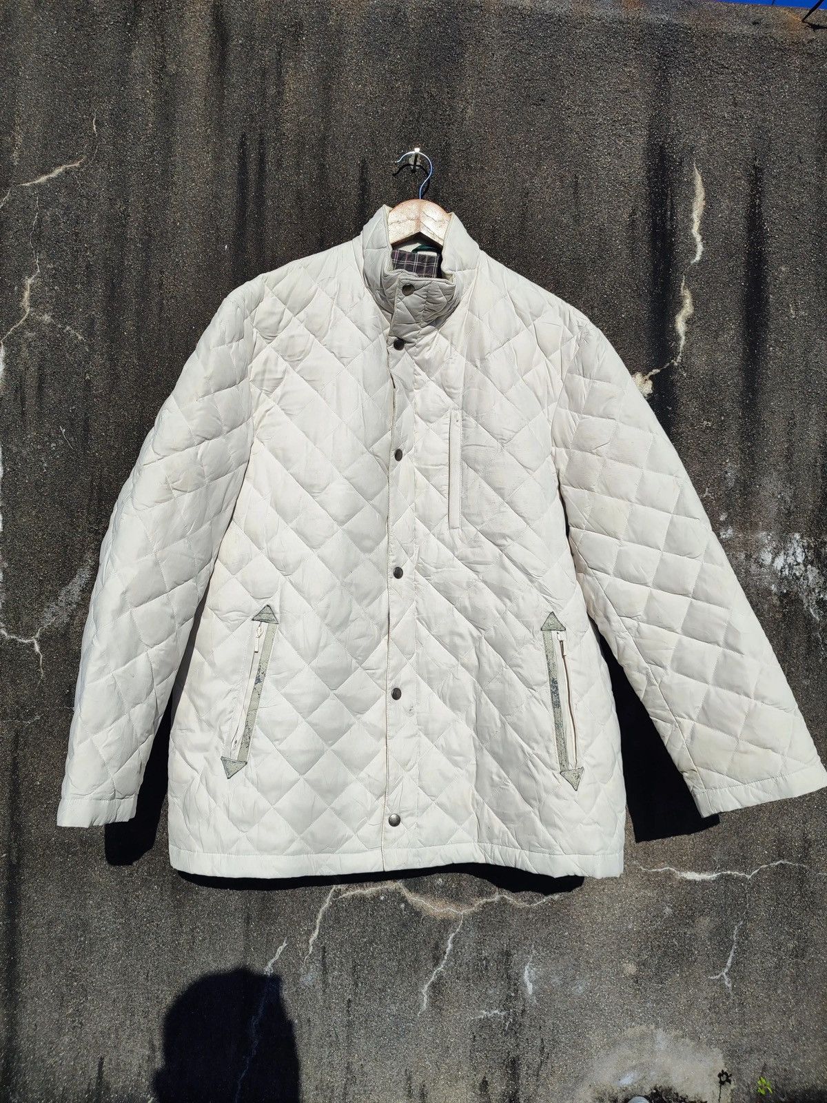 Lyle & Scott × Vintage Vintage 90s Lyle & Scott Quilted Down Jacket Size US L / EU 52-54 / 3 - 1 Thumbnail