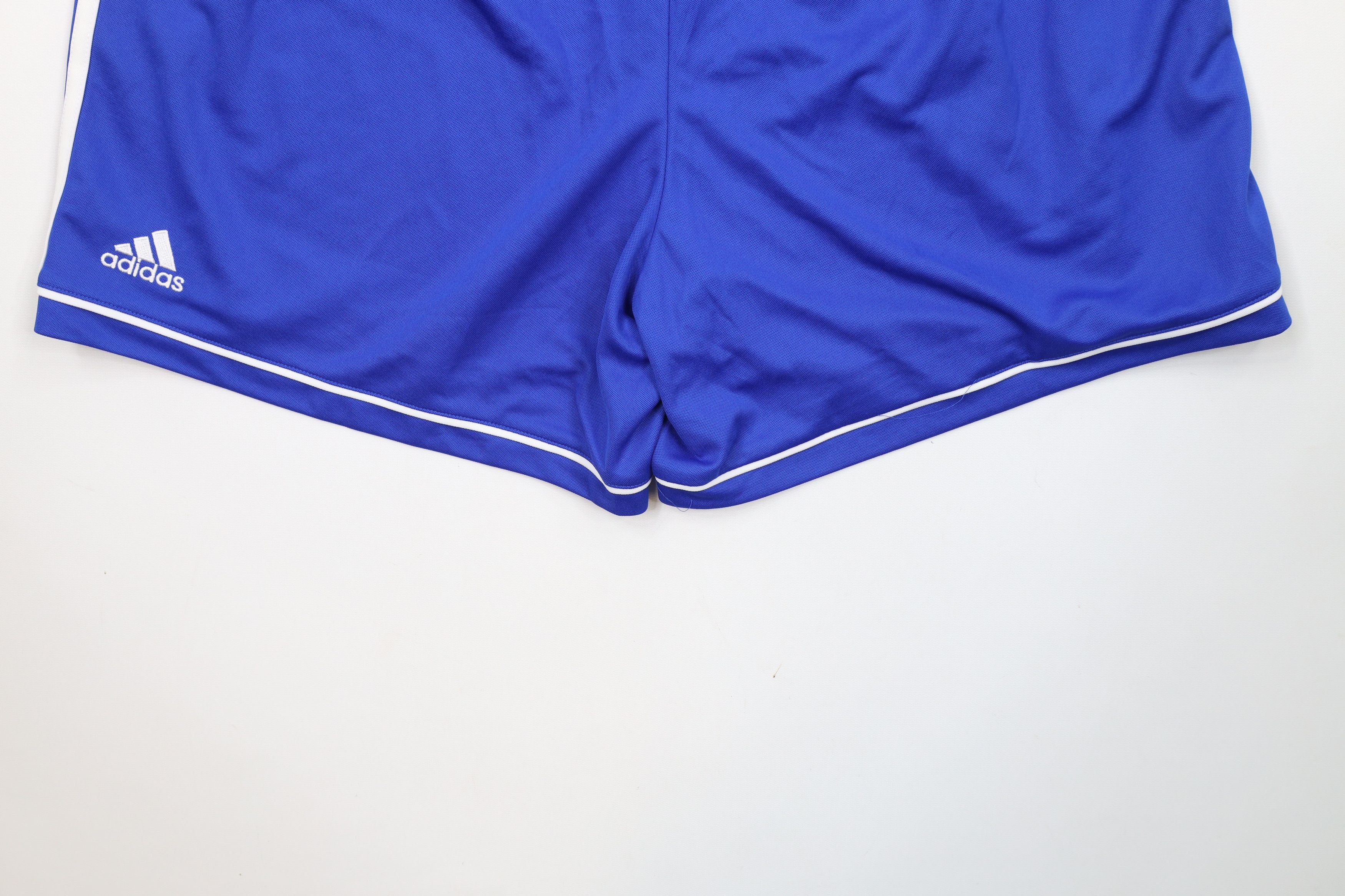 Adidas × Vintage Vintage Adidas Striped Running Jogging Soccer Shorts Blue Size 34" / US 12 / IT 48 - 12 Thumbnail