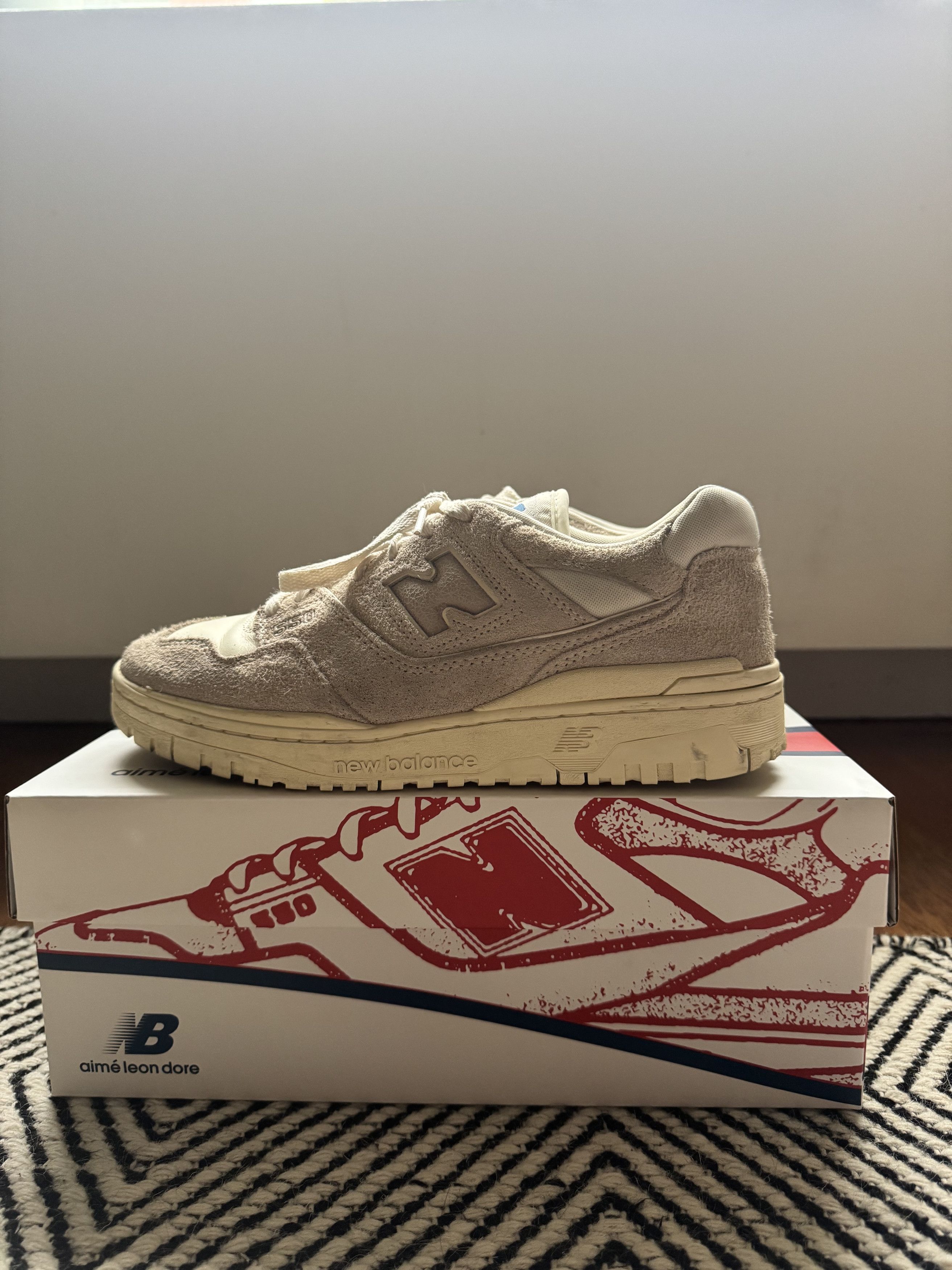 Aime Leon Dore × New Balance New Balance 550 Aime Leon Dore Grey Suede Size US 9 / EU 42 - 1 Thumbnail