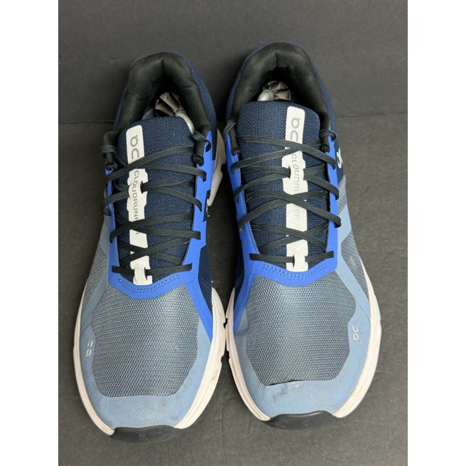 On On Cloudrunner Shoes Mens 13 D Metal Midnight Sneakers Size US 13 / EU 46 - 6 Thumbnail