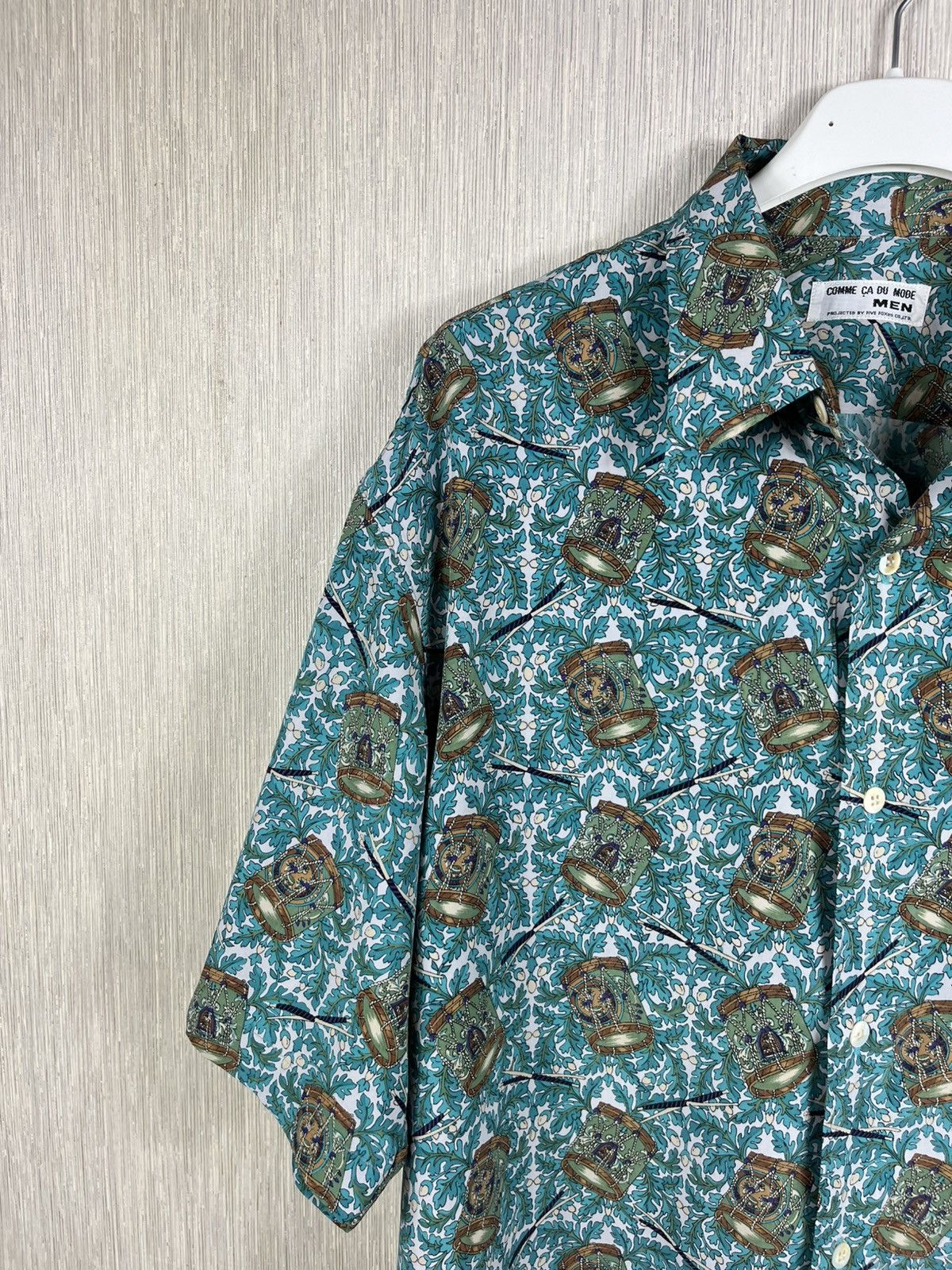 Japanese Brand Vintage Comme Ca Du Mode Men patterned shirt Japanese Size US L / EU 52-54 / 3 - 4 Thumbnail
