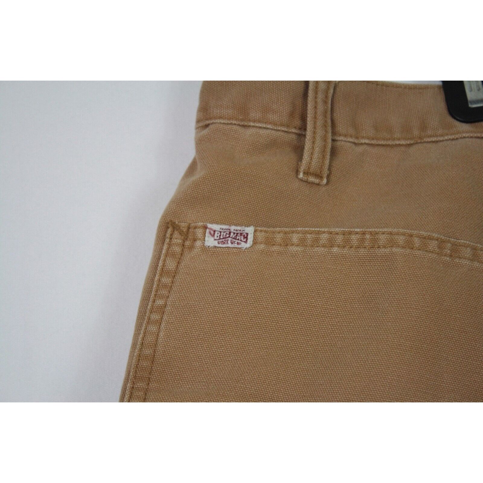 Big Mac BIG MAC Carpenter Work Pants Tan Duck Canvas Utility 46x36 Size US 44 / EU 60 - 5 Thumbnail