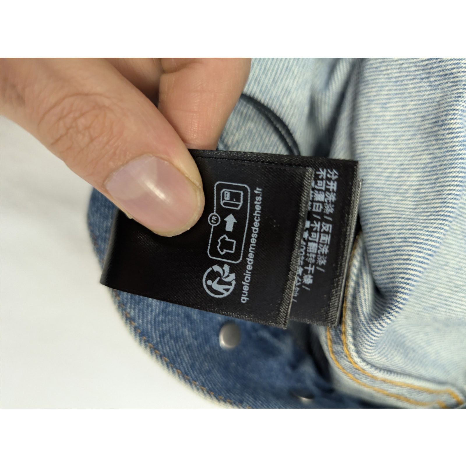 Balenciaga o1rshd1 Denim Organic Japanese Twill Jacket in Green/Olive Size US M / EU 48-50 / 2 - 22 Thumbnail
