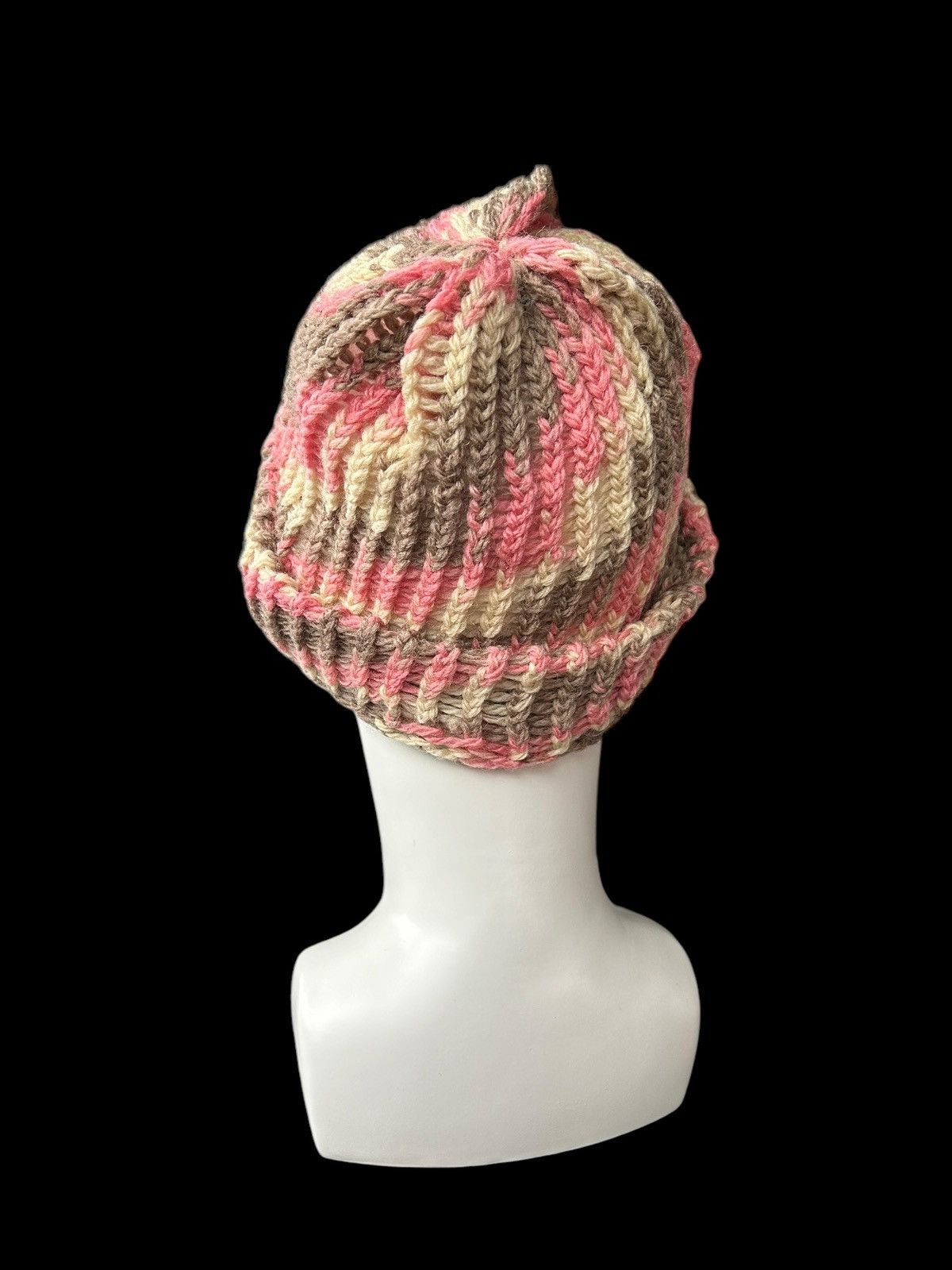 Japanese Brand × Kapital × Vintage Crochet Knitted handmade Beanie Hats ☠️☠️ Size ONE SIZE - 3 Thumbnail