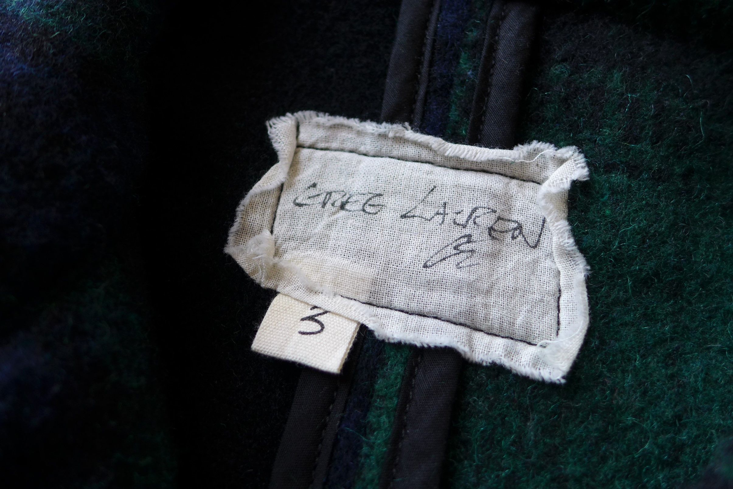 Greg Lauren Greg Lauren Hunter Shawl Collar Jacket - Green & Blue Plaid Size US L / EU 52-54 / 3 - 14 Thumbnail