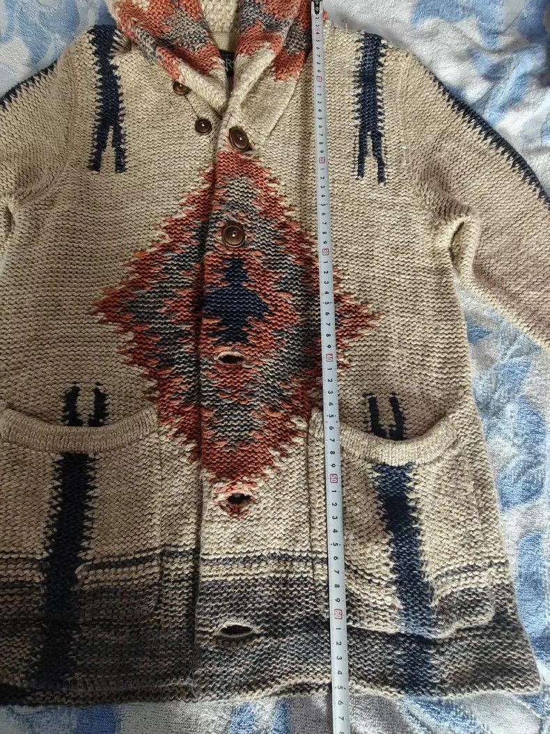 RRL Ralph Lauren RRL Ralph Lauren Southwest ethnic hand knitted sweater Size US XS / EU 42 / 0 - 6 Thumbnail