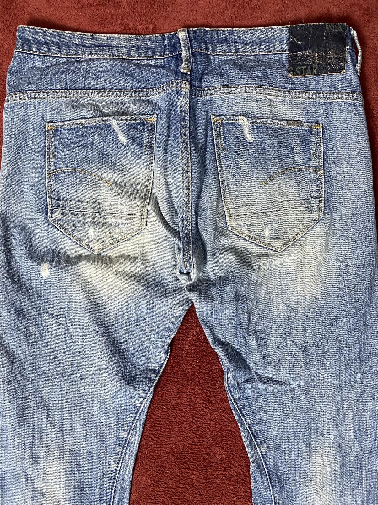 G-Star G star Raw Distressed Jeans Size US 29 - 5 Thumbnail