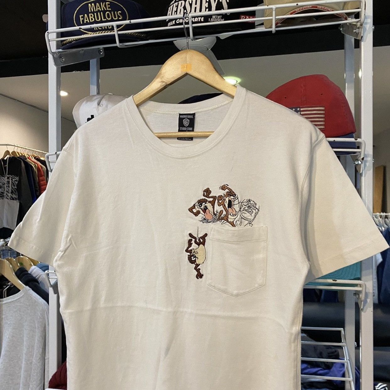 Vintage VINTAGE 90s Warner Bros Looney Tunes Taz T-Shirt S Size US S / EU 44-46 / 1 - 3 Thumbnail
