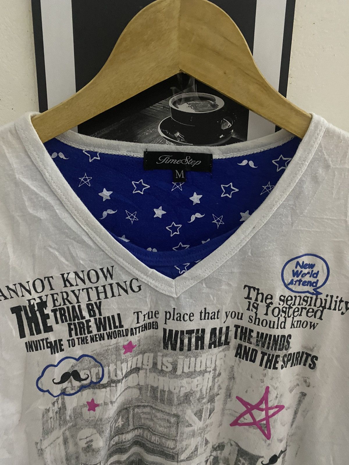 Hysteric Glamour Y2k Time Step double layer poem longsleeve Size US M / EU 48-50 / 2 - 4 Thumbnail