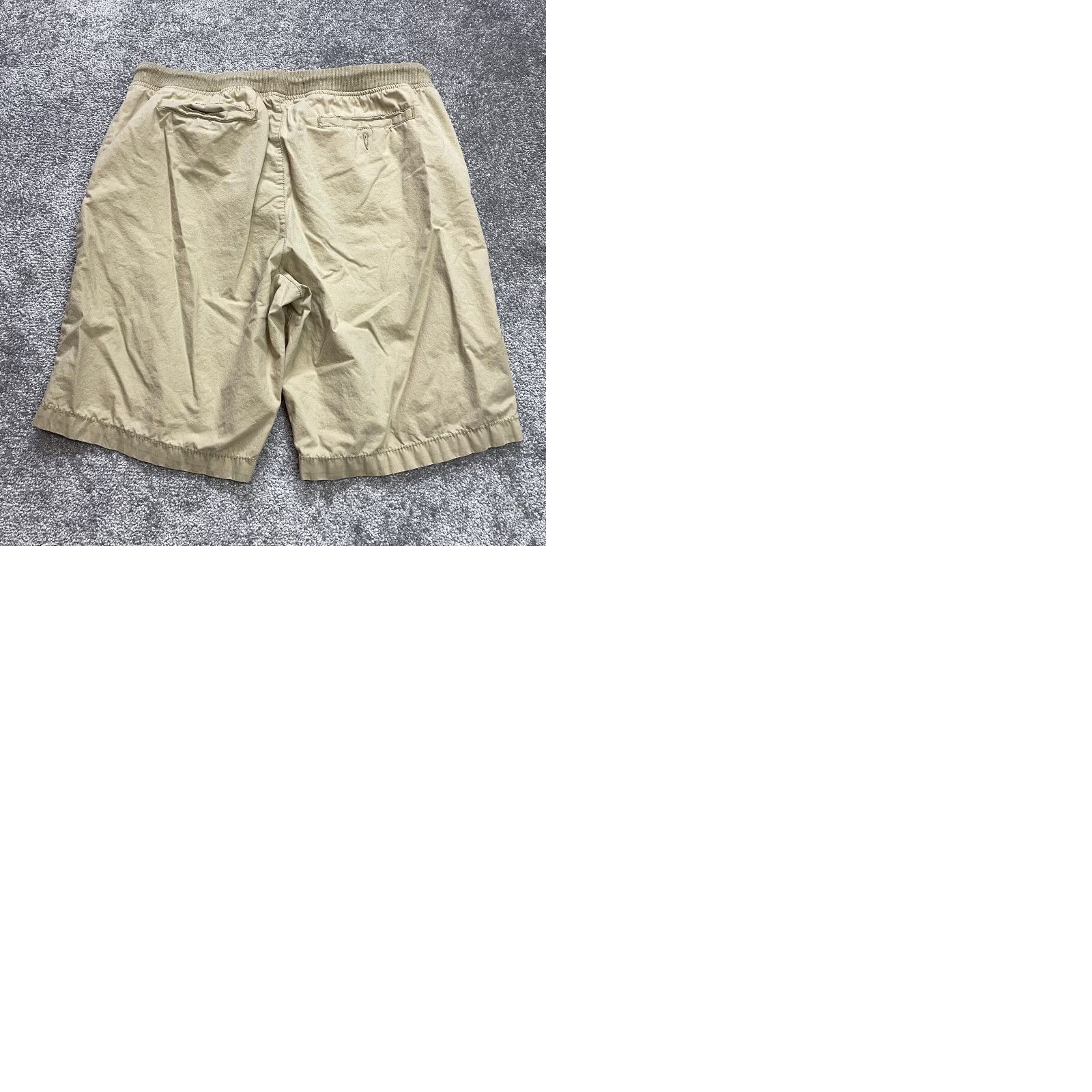 Vintage G & M Sweat Shorts Womens 36 Brown Drawstring Pockets 100% Cotton Regular Inseam 10 in Front Flat Front Casual Size 24" / US 00 / IT 34 - 9 Thumbnail