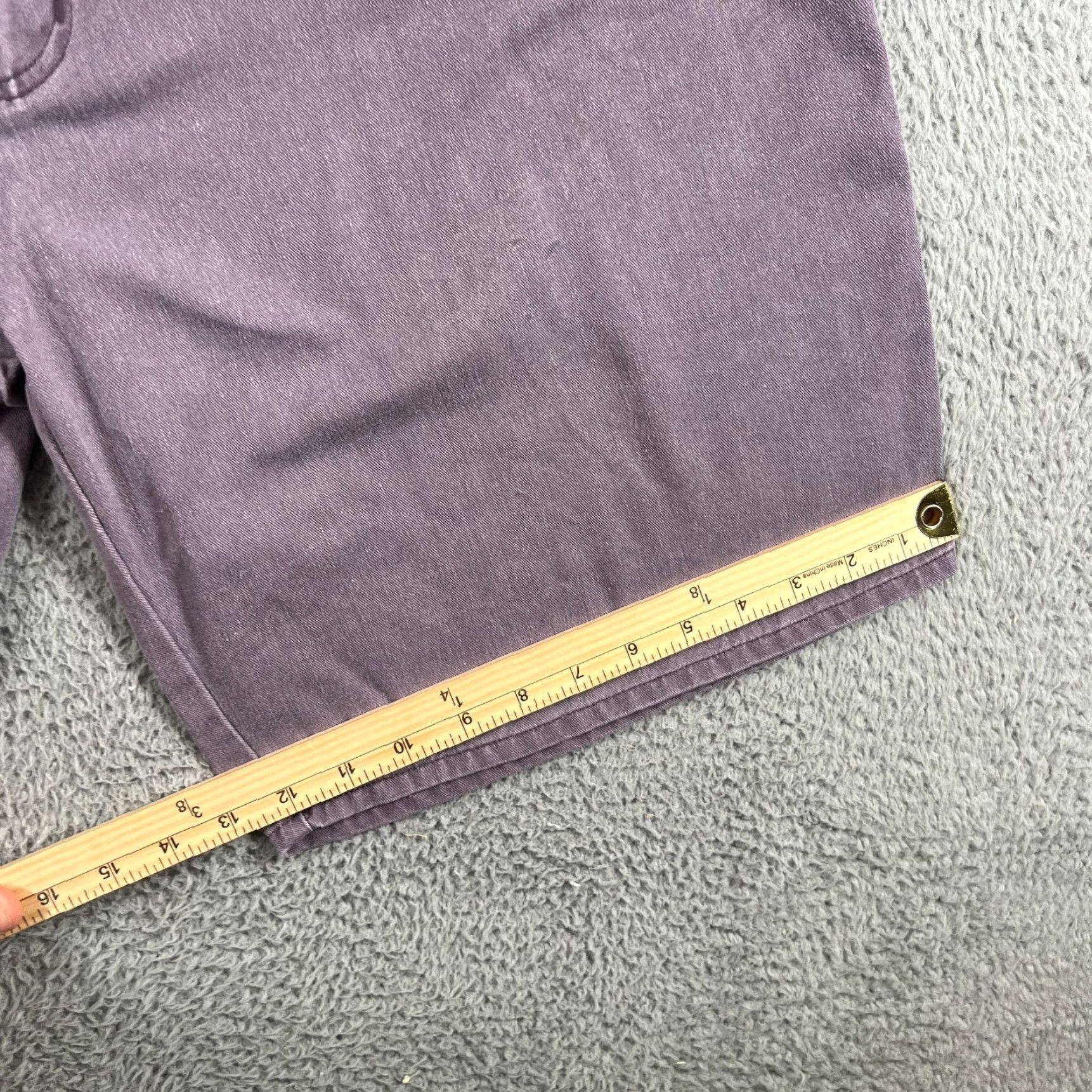 Bugle Boy VINTAGE Bugle Boy Denim Shorts 1990s Mens Regular 36 Purple Size US 36 / EU 52 - 7 Thumbnail