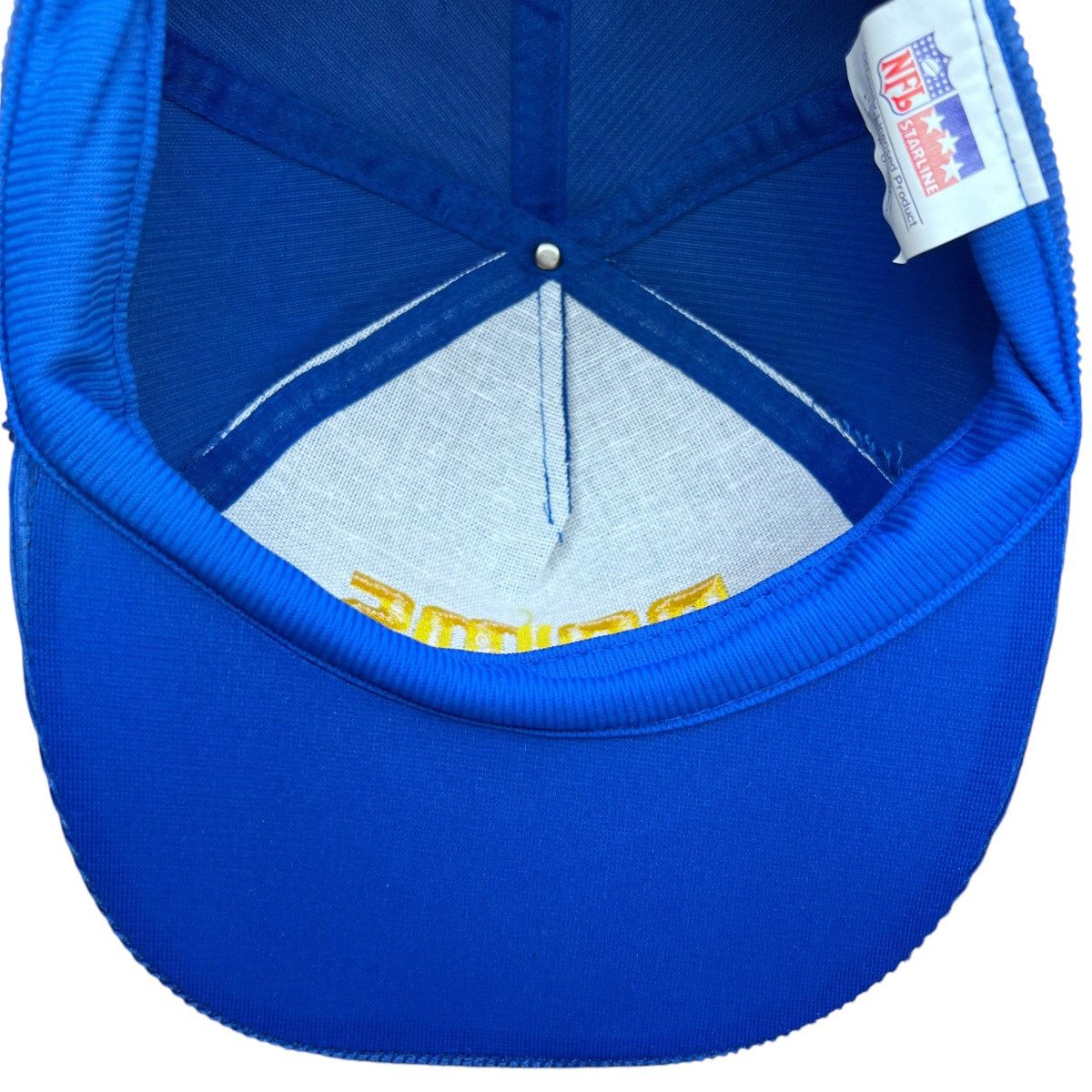 NFL × Vintage Vintage 90s NFL Los Angeles Rams Corduroy Spell Out Snapback Size ONE SIZE - 8 Thumbnail