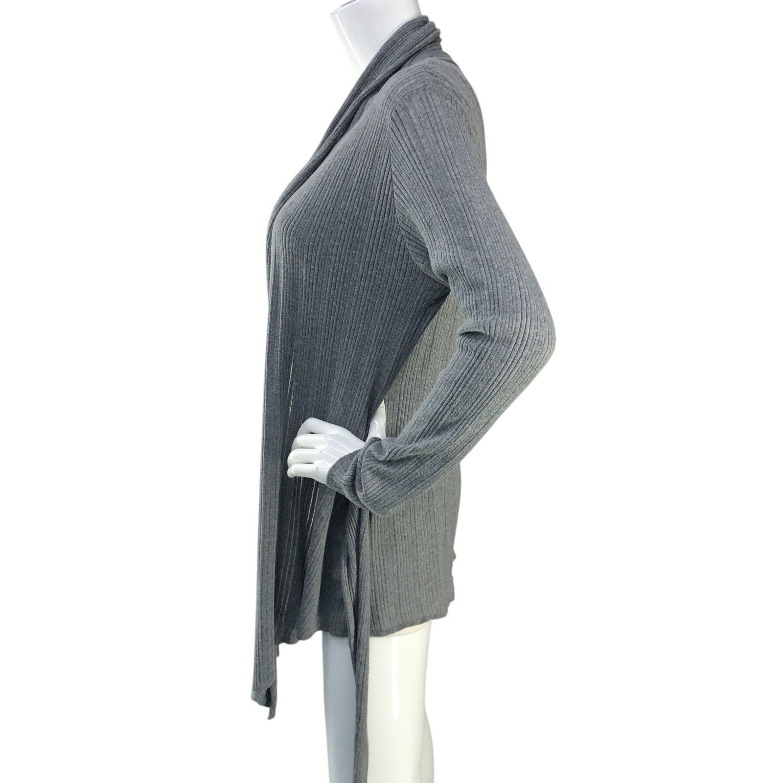 L'AGENCE L'Agence Sz S Cardigan Cashmere Silk Cotton Primrose Plisse Size S / US 4 / IT 40 - 5 Thumbnail