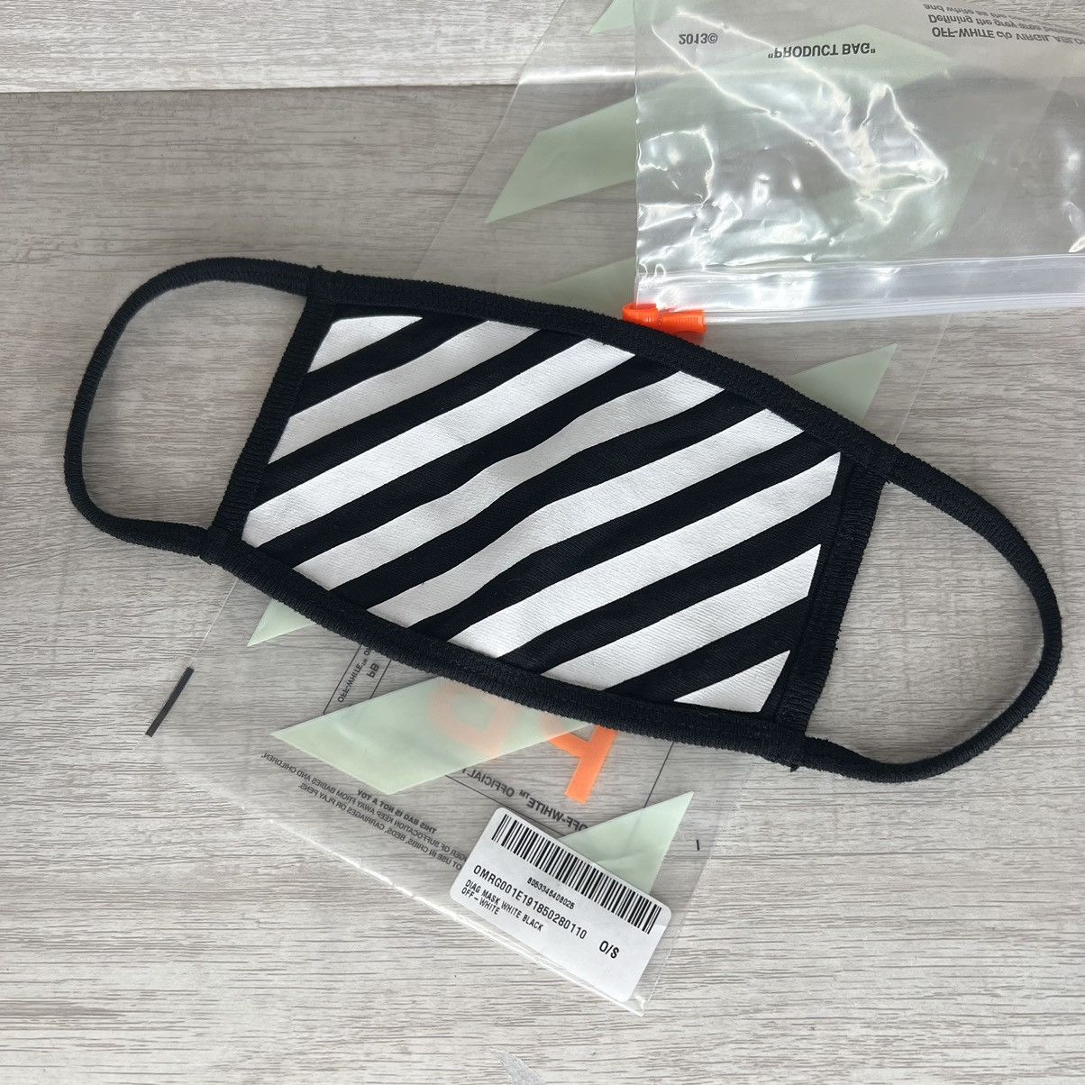 Off-White OFF WHITE DIAG FACE MASK | Grailed