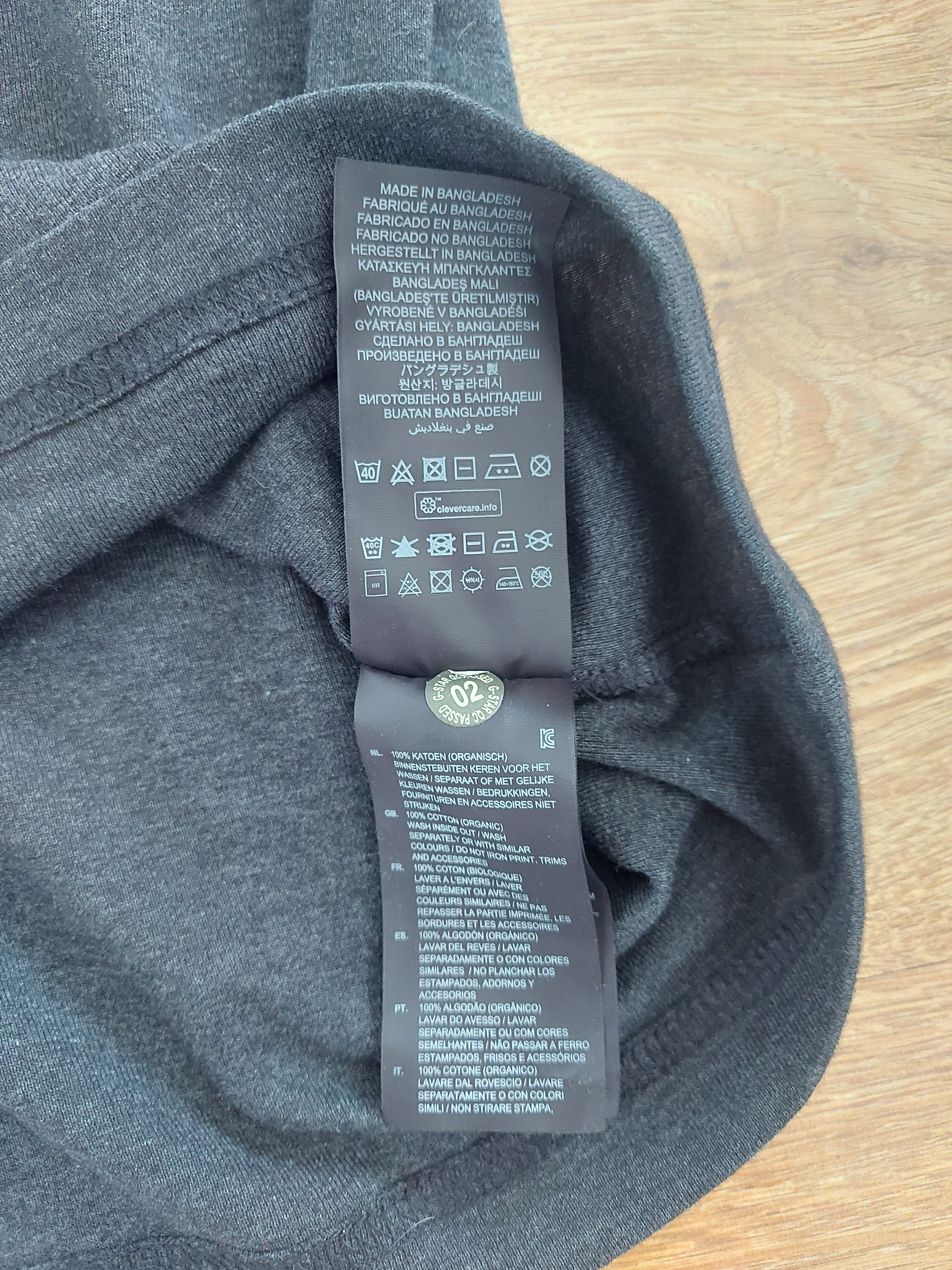 G-Star G-Star Raw Dark Gray Women's Organic Cotton T-shirt Size L / US 10 / IT 46 - 9 Thumbnail