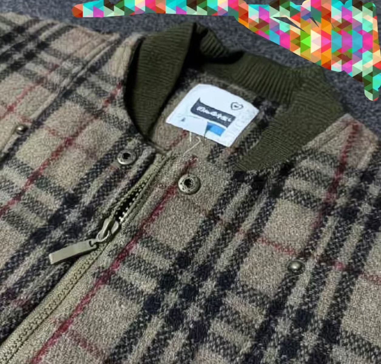 Vintage Loose-fit printed zip-up jacket Size US M / EU 48-50 / 2 - 6 Thumbnail