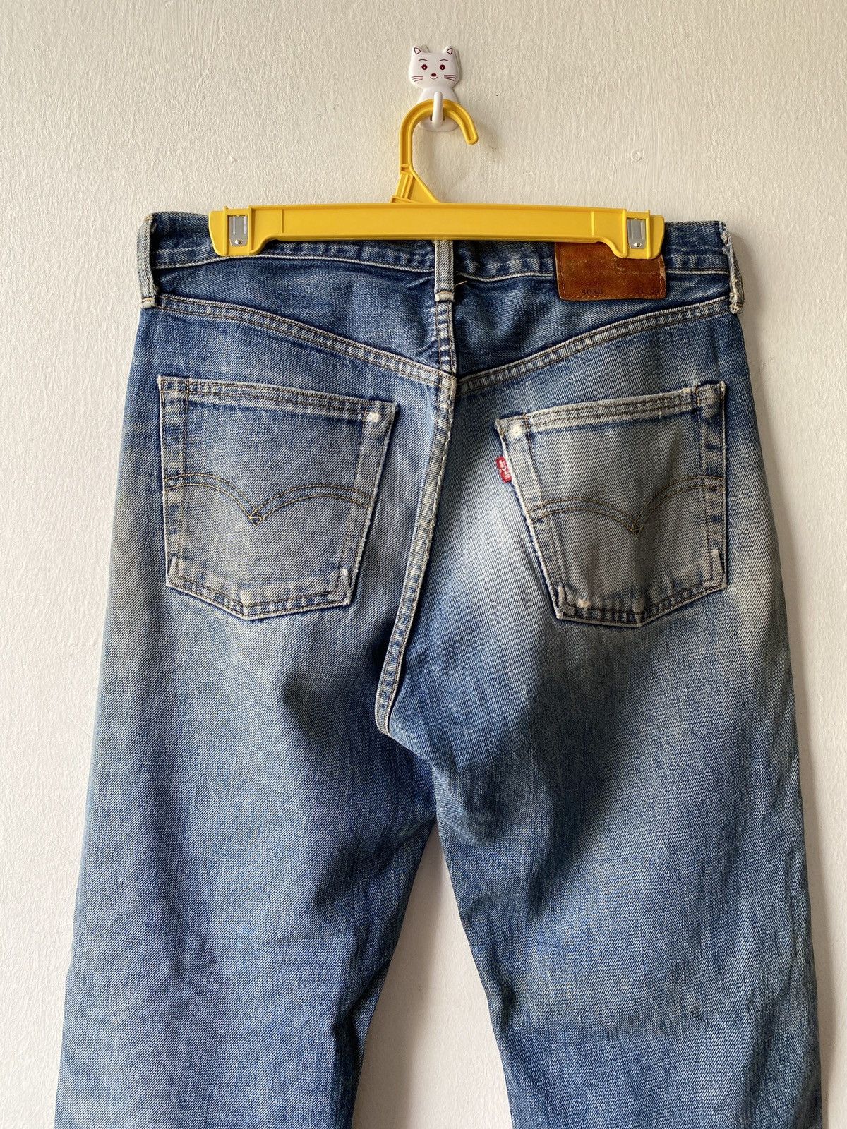 Levi's Vintage 90s Levi’s 503B Selvedge Distressed Denim Size US 29 - 12 Thumbnail