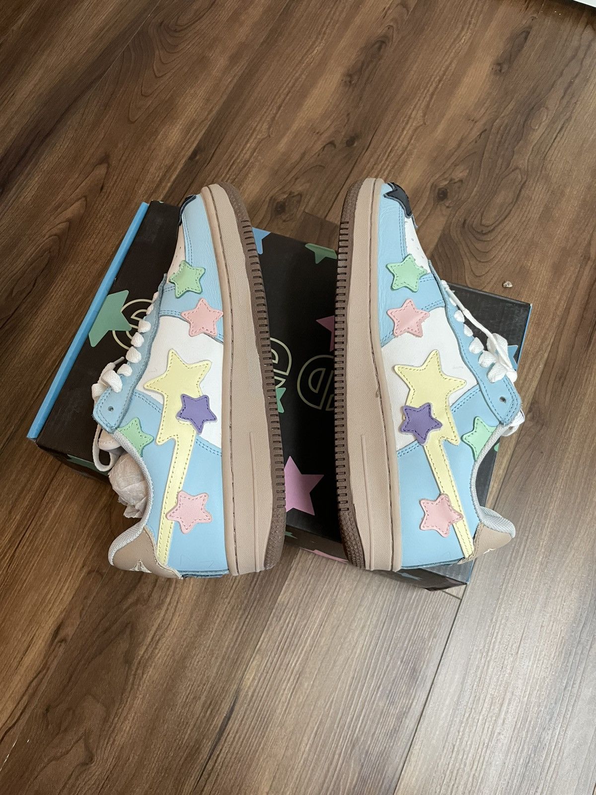 ESENES WORLDWIDE ESENES WORLDWIDE STA Low “Disco Stars” – Pastel Multi Size US 8 / EU 41 - 4 Thumbnail