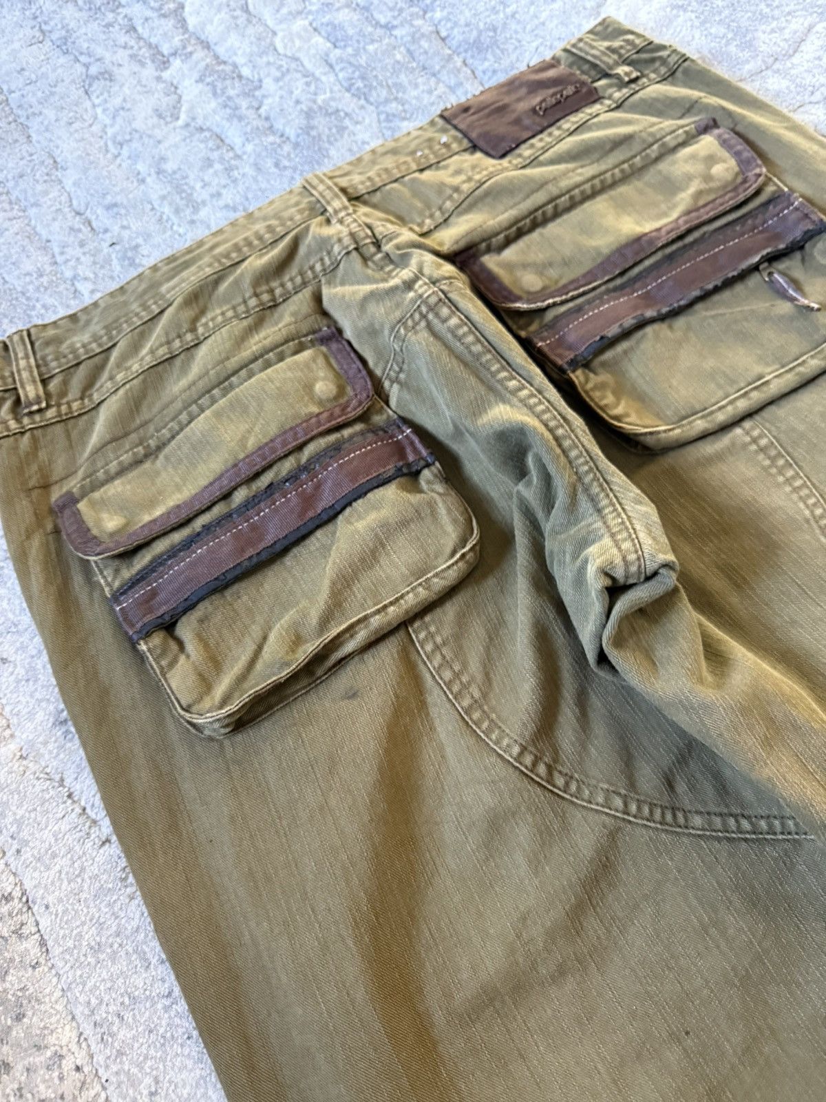 Pelle Pelle Pelle pelle Multi Pocket Parachute Baggy Cargo Pants Size US 38 / EU 54 - 16 Thumbnail