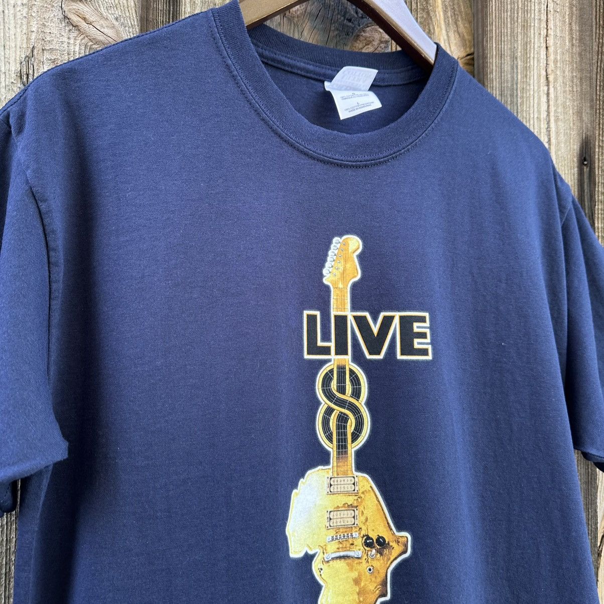 Band Tees × Vintage 2005 Vintage Live 8 London Tour Tee Size US L / EU 52-54 / 3 - 2 Thumbnail