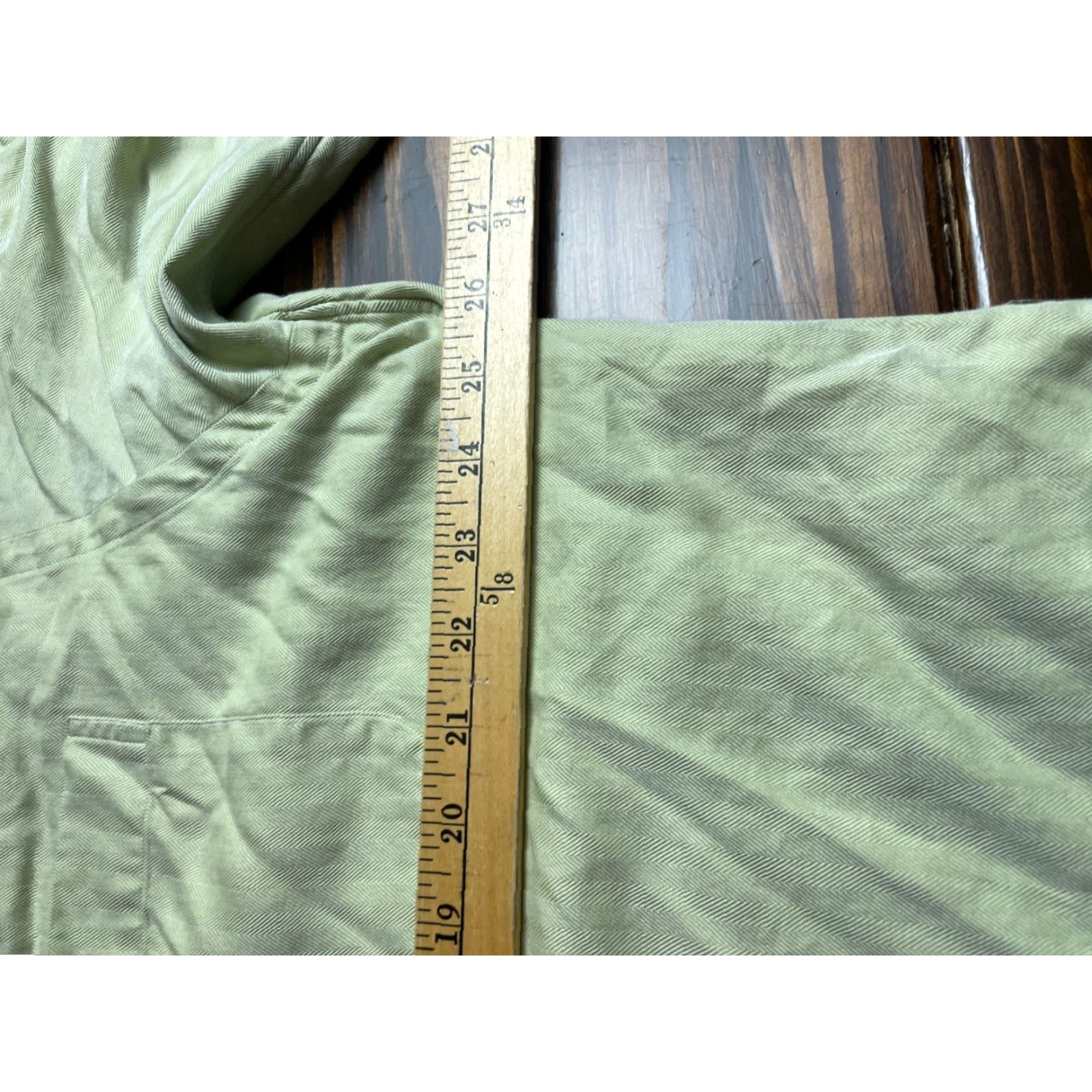 Nordstrom VINTAGE John W. Nordstrom JWN Shirt Mens 17-34 Green Button Up Long Sleeve Size US XL / EU 56 / 4 - 7 Thumbnail