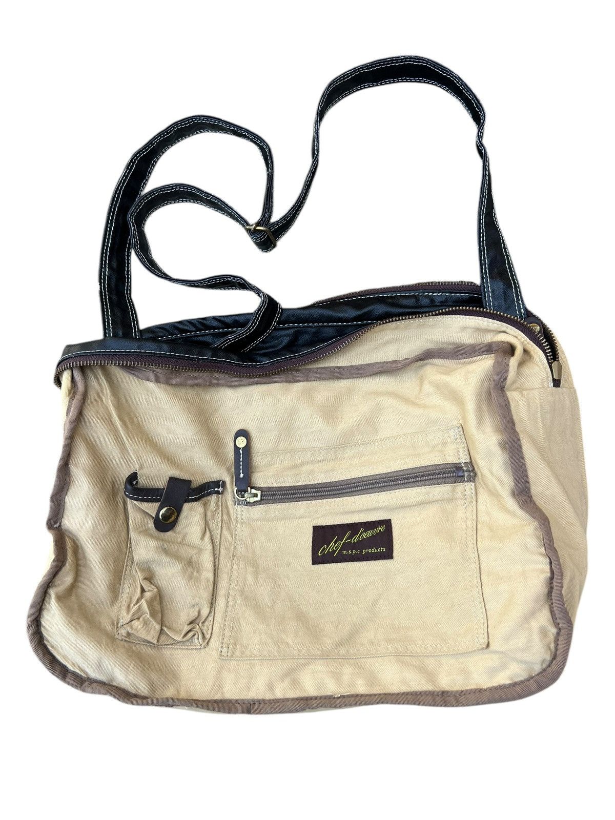 MasterPiece Vintage Masterpiece X chef d' oeuvre Waxed Bag Size ONE SIZE - 22 Thumbnail