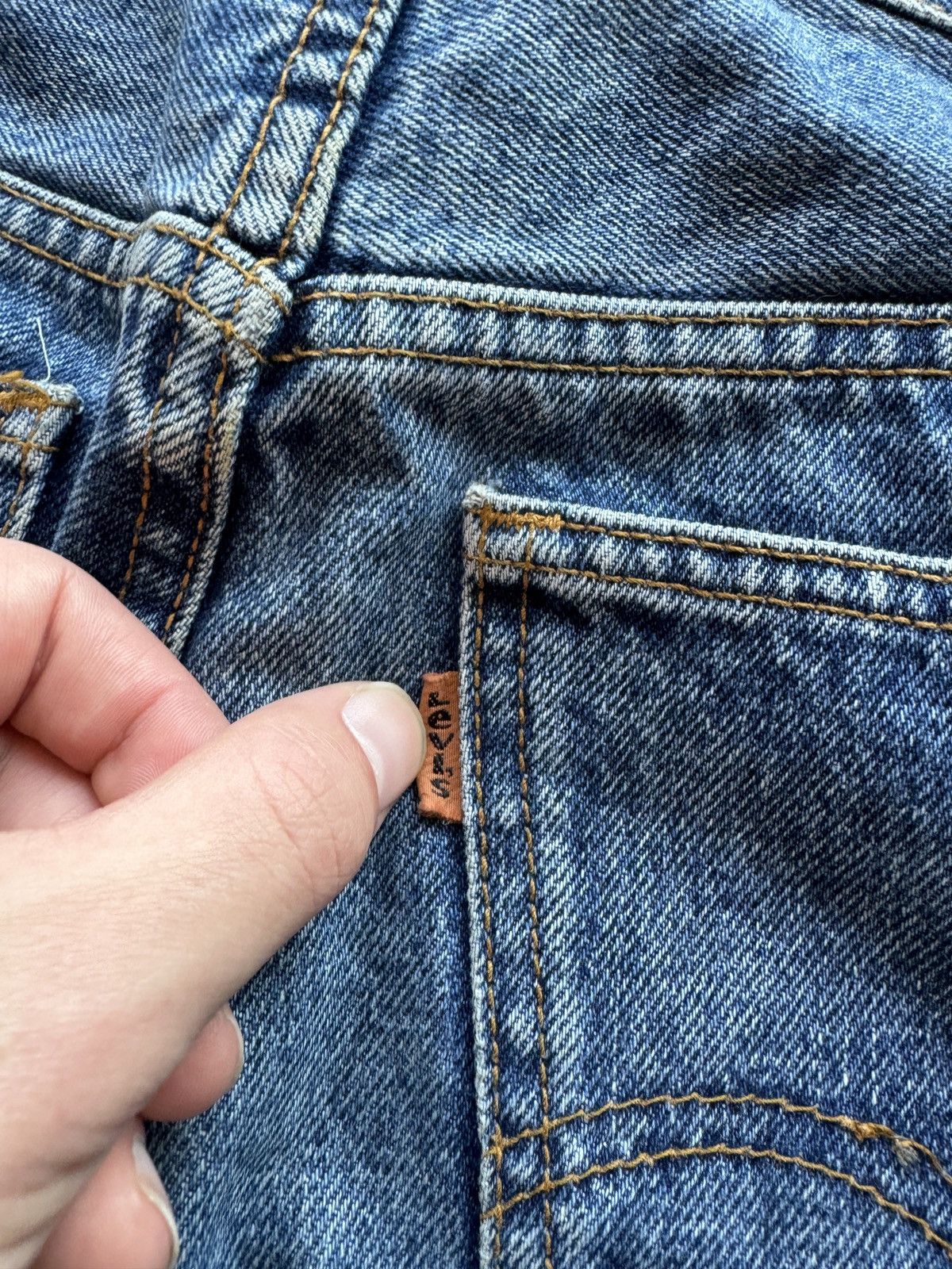 Levi's × Vintage Levi’s orange tab vintage 90s 80s baggy jeans denim y2k rap Size US 34 / EU 50 - 4 Thumbnail