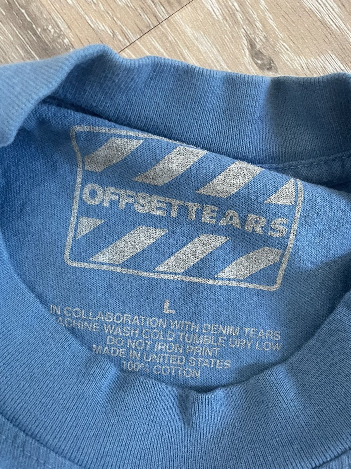 DENIM TEARS Denim Tears x offset multi logo t shirt size L Size US L / EU 52-54 / 3 - 3 Thumbnail