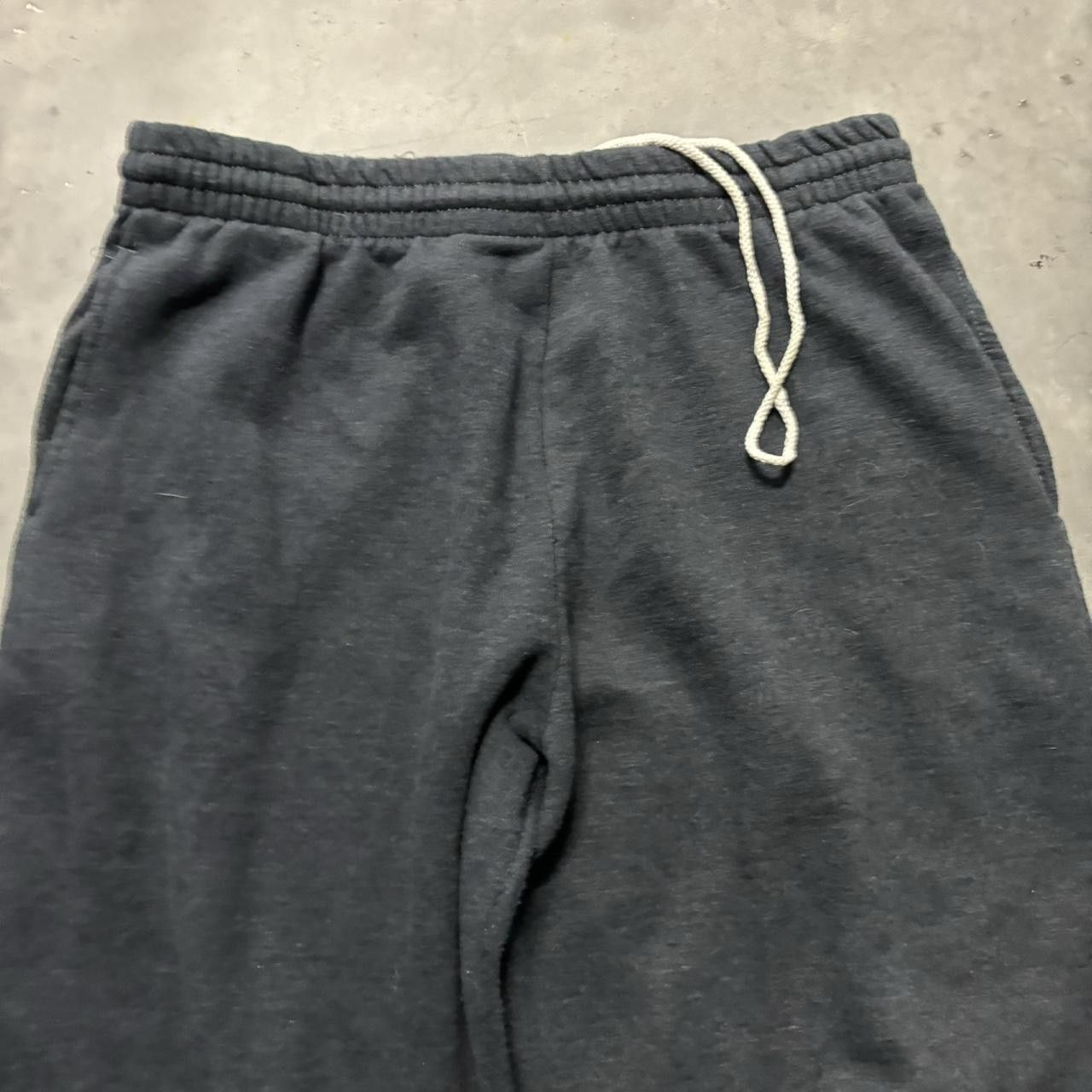 Japanese Brand × Vintage Crazy Vintage Y2K/2000s Dark Grey Skater Essential Sweatpants! Size US 32 / EU 48 - 4 Thumbnail