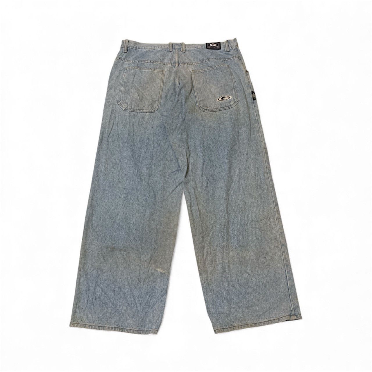 Vintage VINTAGE 90s L.A GATE BAGGY DENIM PANTS Size US 42 / EU 58 - 2 Thumbnail