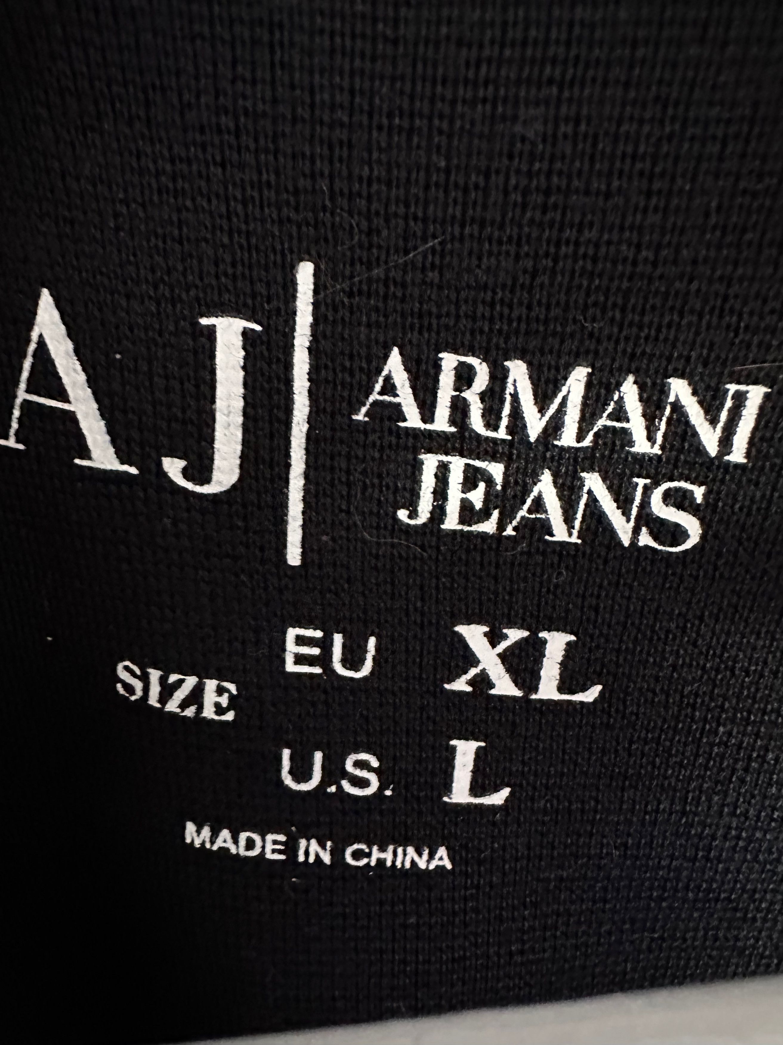 Armani Armani Jeans Wool Blend Hoodie Size M-L Sweater Size US L / EU 52-54 / 3 - 6 Thumbnail