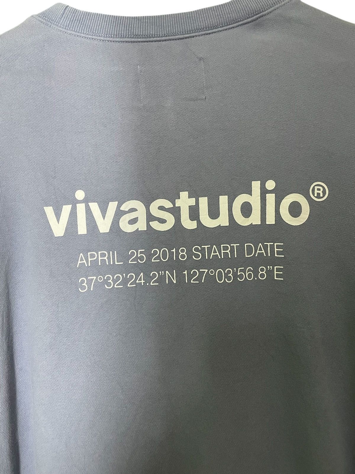 Vivastudio VIVA STUDIO CREWNECK SMALL LOGO PRINTED SWEATSHIRT SIZE L Size US L / EU 52-54 / 3 - 11 Thumbnail